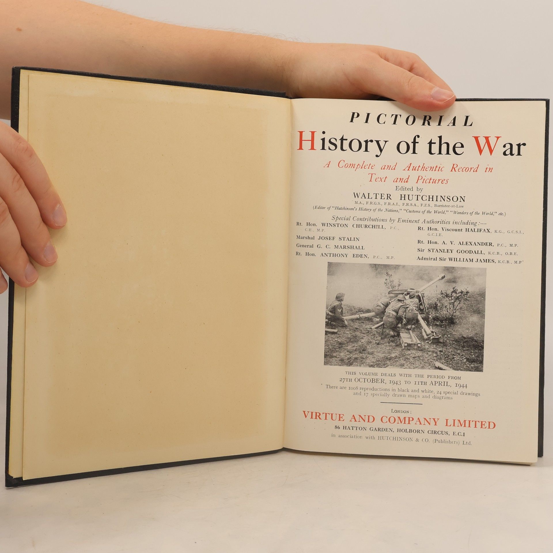 Walter Hutchinson Pictorial History of the War IV