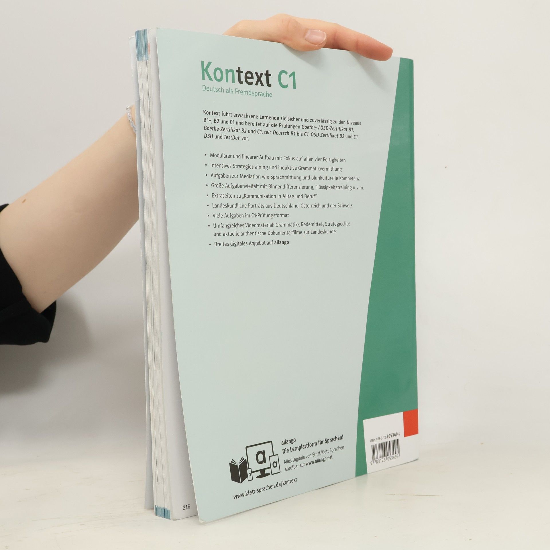 Tanja Mayr-Sieber Kontext C1 - Hybride Ausgabe allango. Kursbuch mit Audios und Videos inklusive Lizenzschlüssel allango (24 Monate)