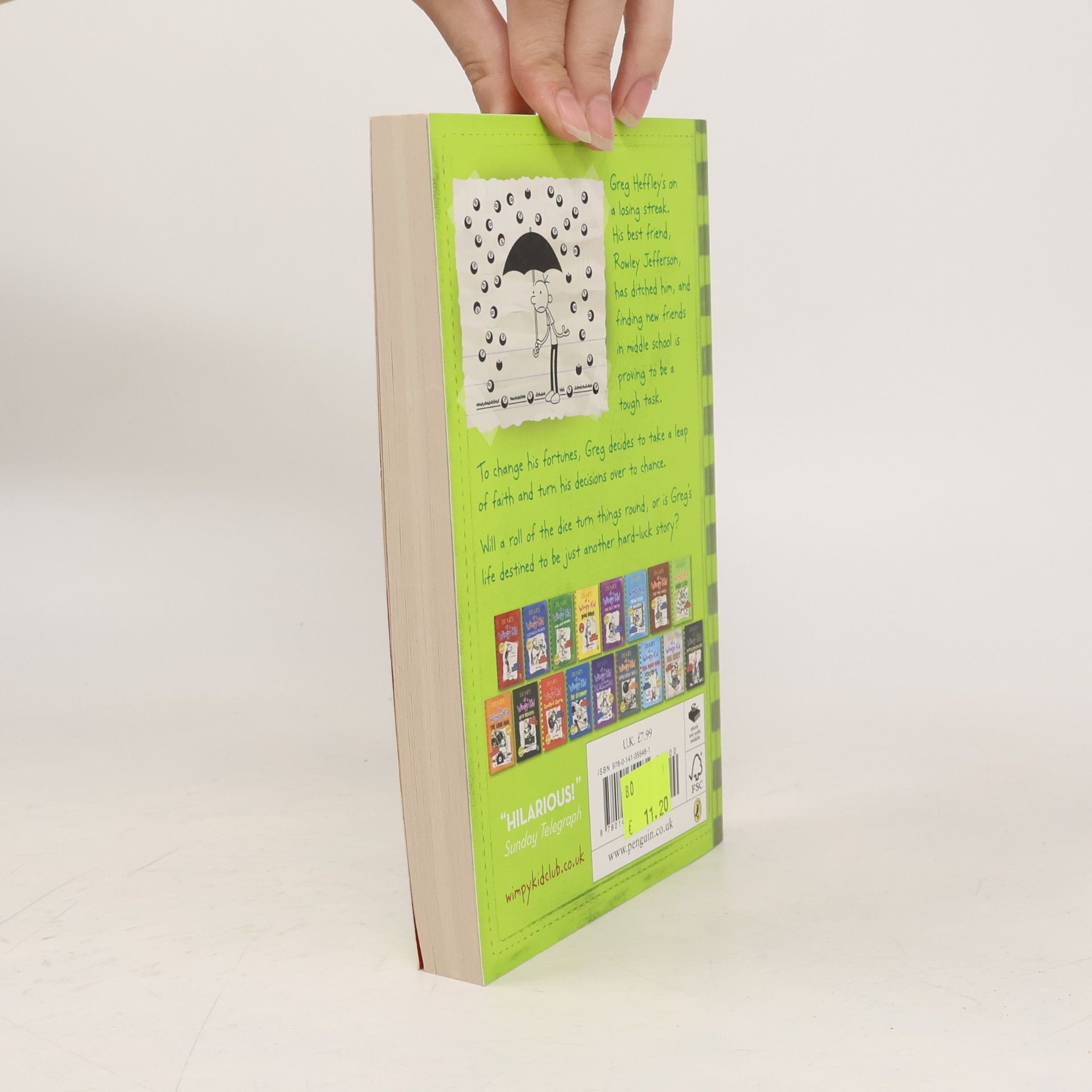 Jeff Kinney Diary of a Wimpy Kid. Hard luck