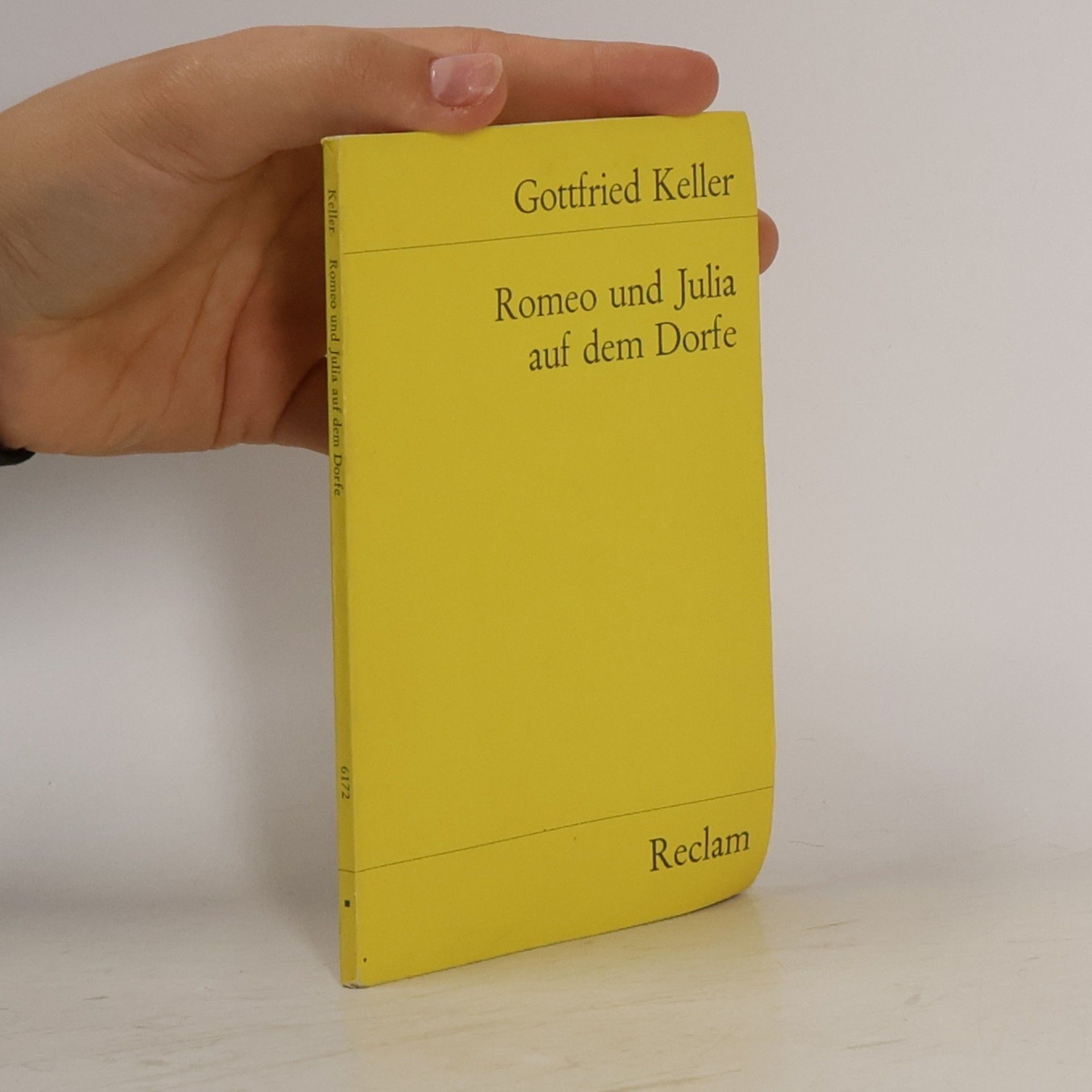 Gottfried Keller Romeo und Julia auf dem Dorfe