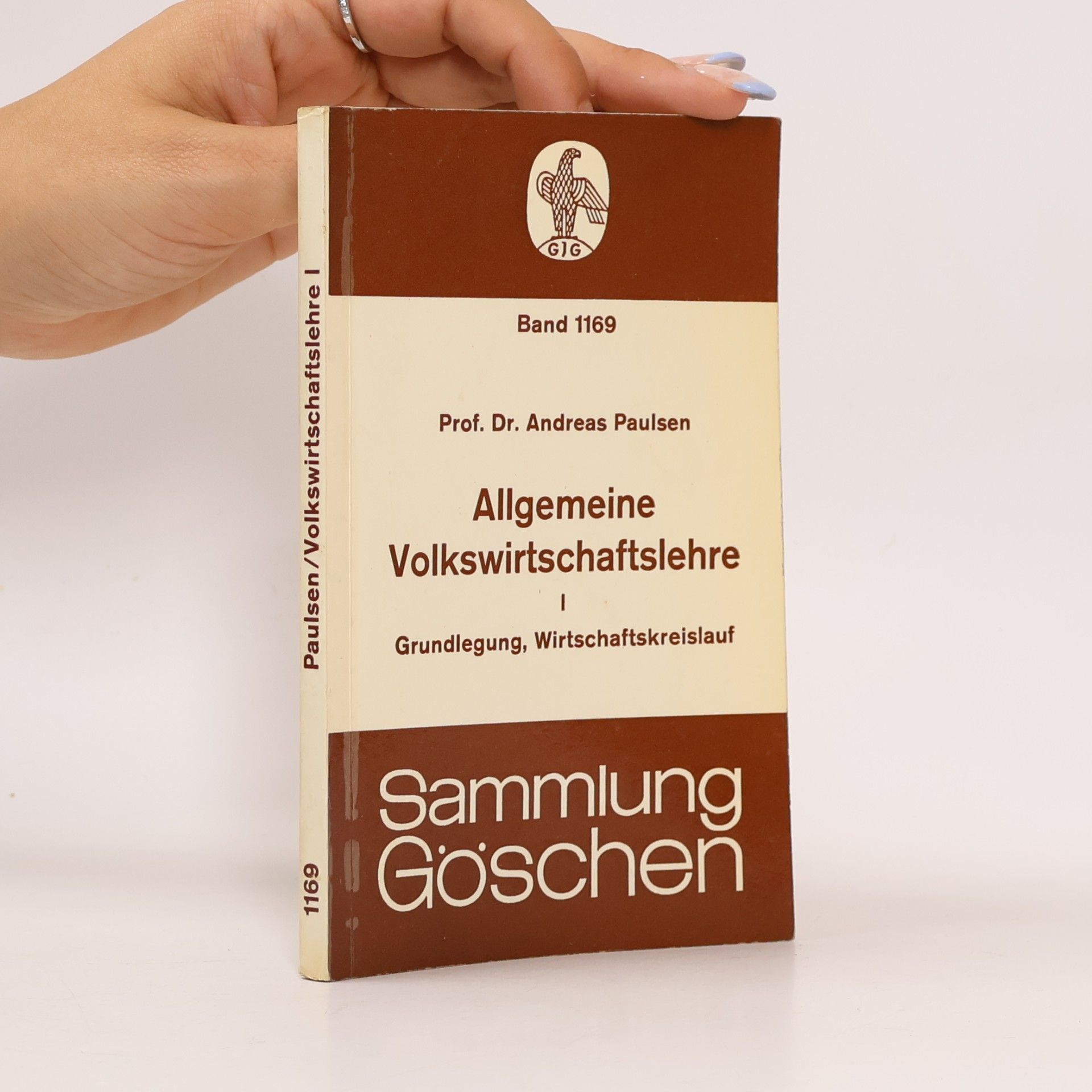 Allgemeine Volkswirtschaftslehre I.