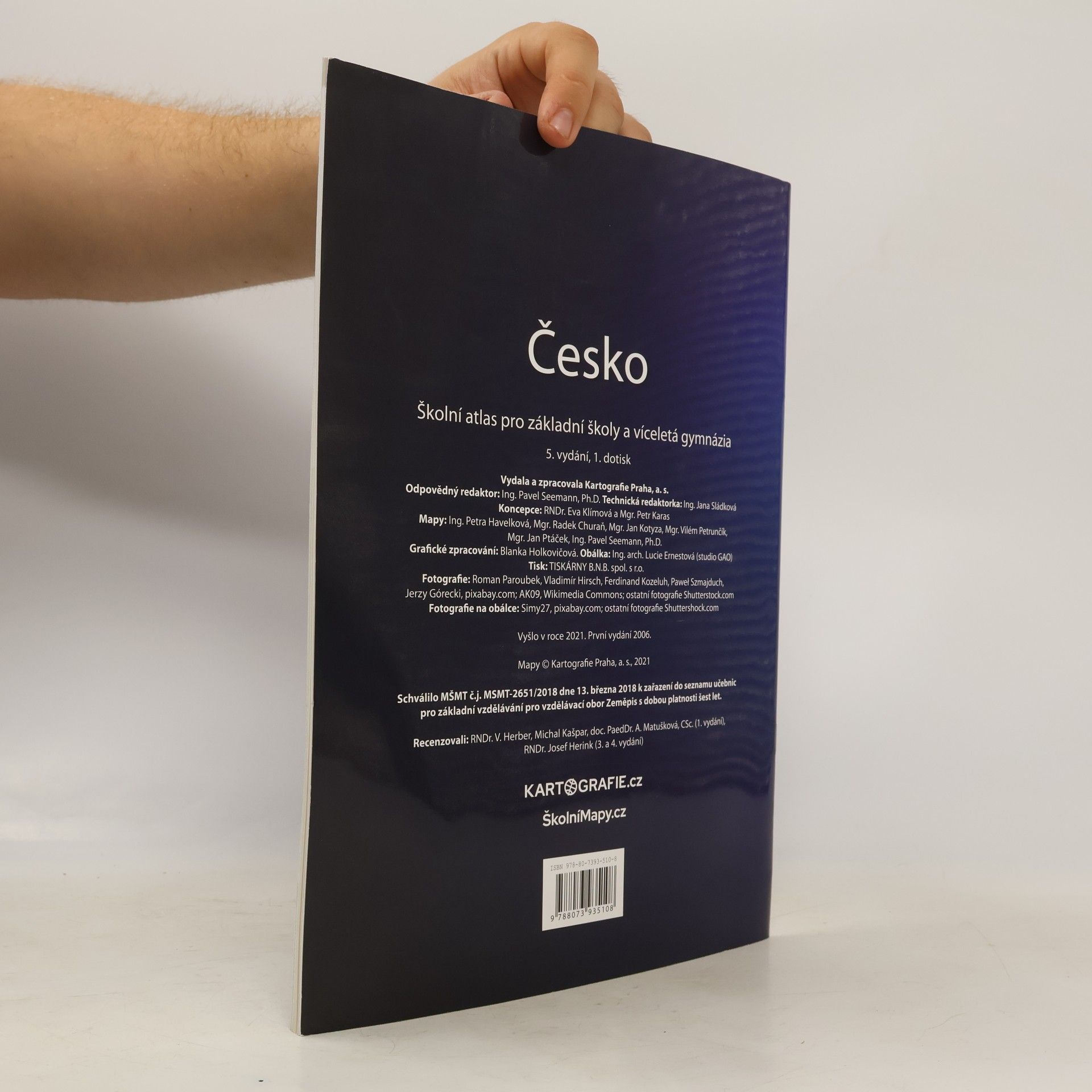 Kolektiv autorů Česko: školní atlas pro základní školy a víceletá gymnázia