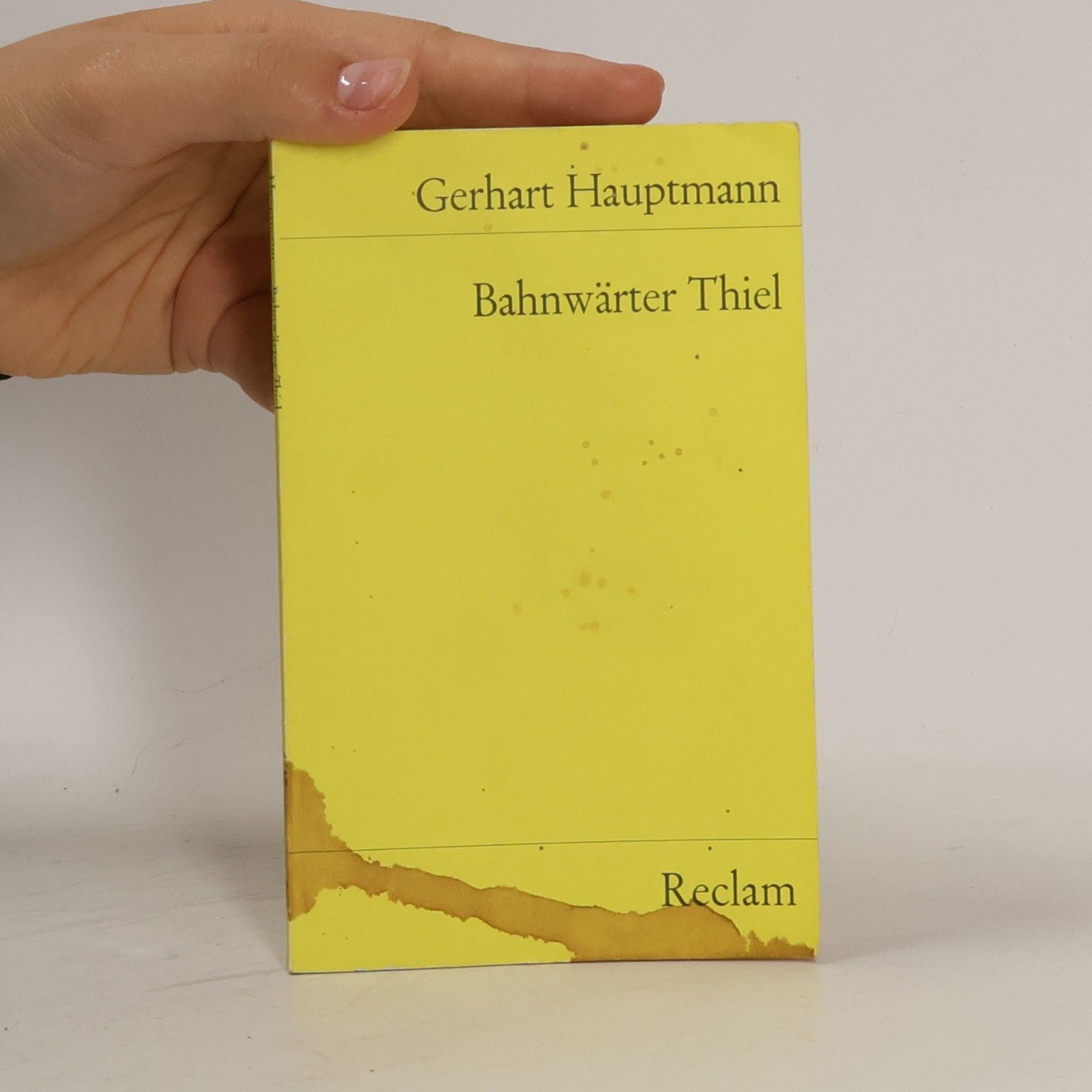 Gerhart Hauptmann Bahnwärter Thiel