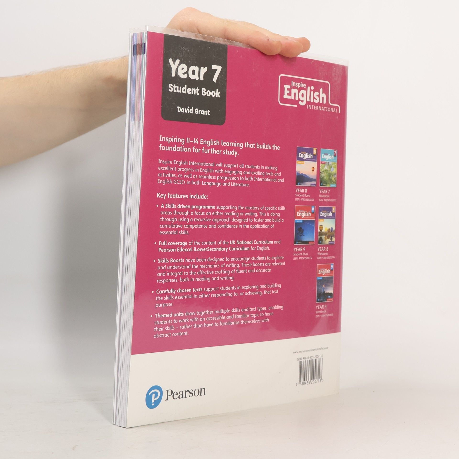 David Grant Inspire English International Year 7 Student Book