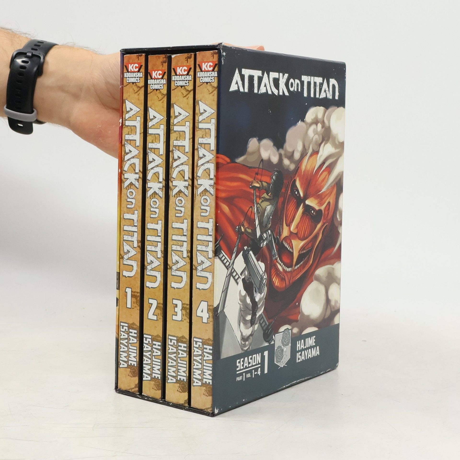 Hajime Isayama Attack on Titan Season 1 Part 1 Manga Box Set