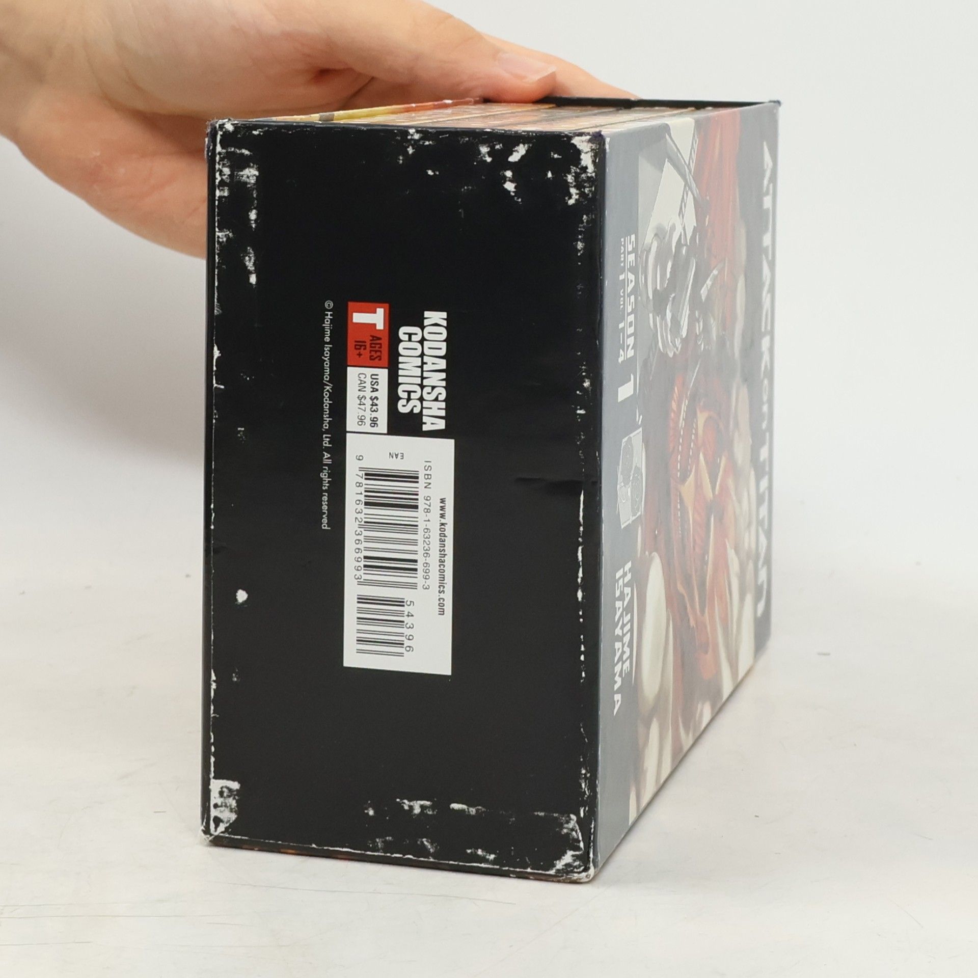 Hajime Isayama Attack on Titan Season 1 Part 1 Manga Box Set