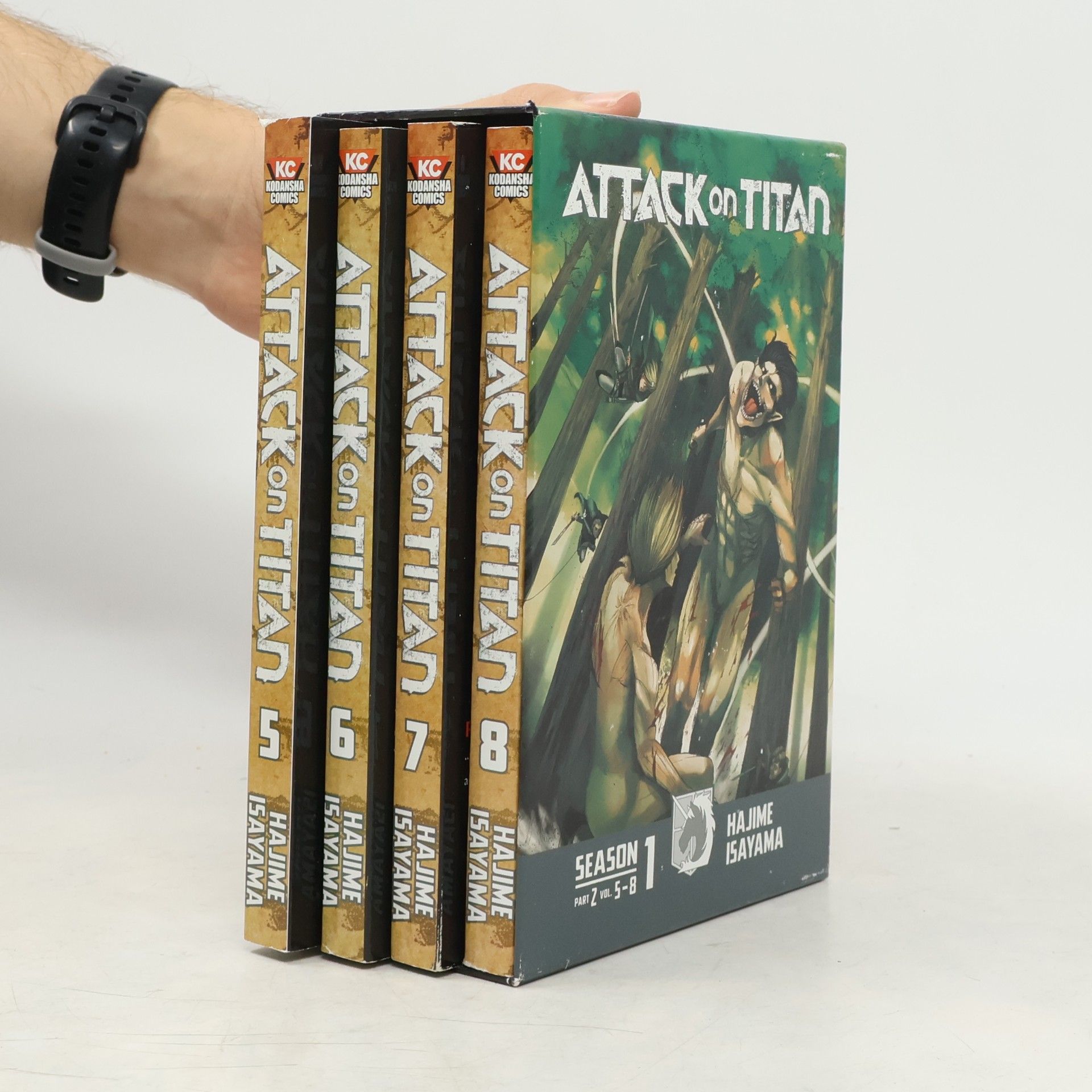 Hajime Isayama Attack on Titan Season 1 Part 2 Manga Box Set