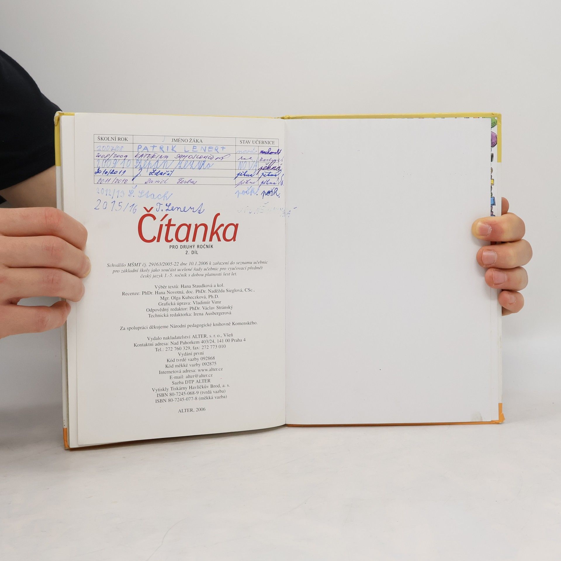 Collectif d'auteurs Čítanka pro 2. ročník