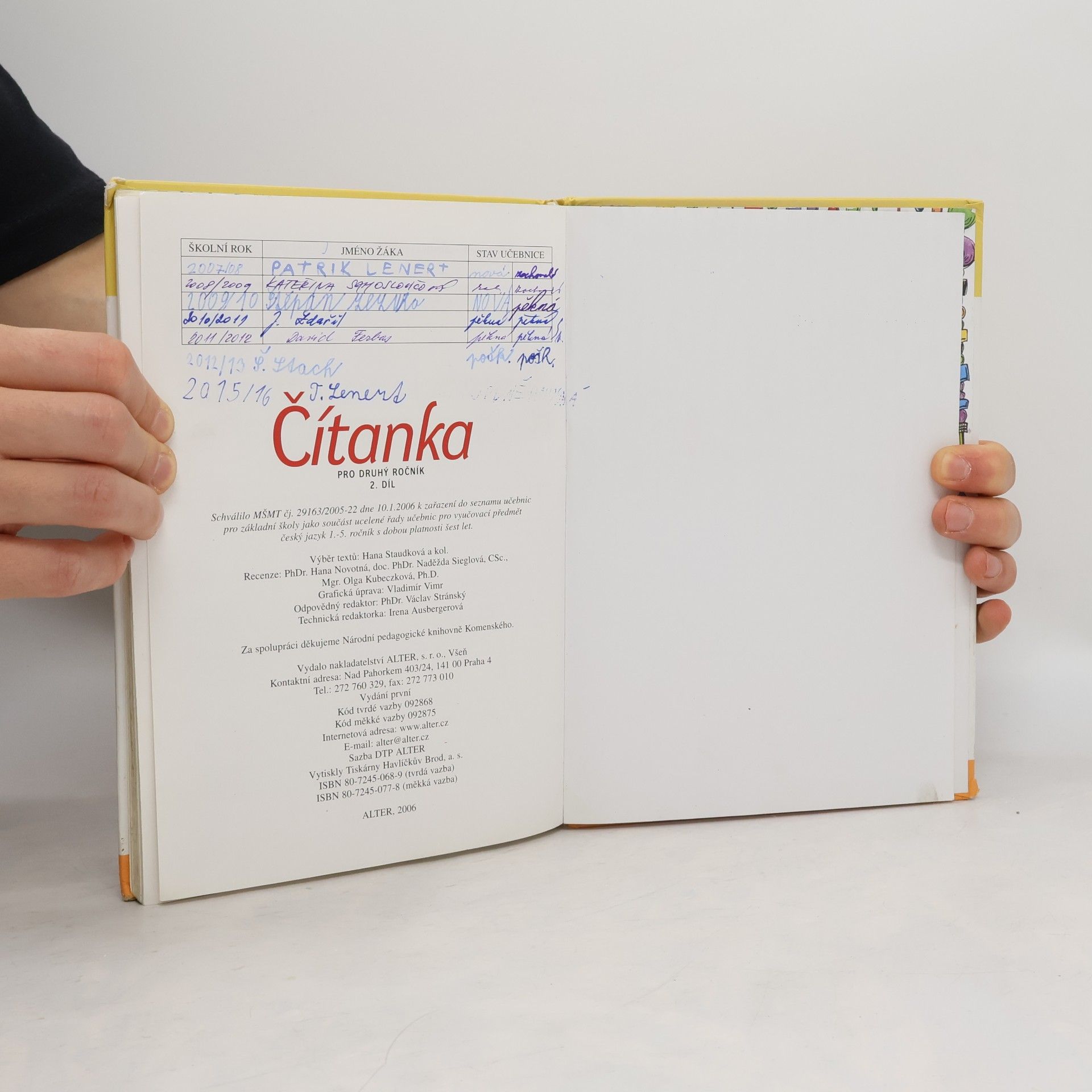Collectif d'auteurs Čítanka pro 2. ročník