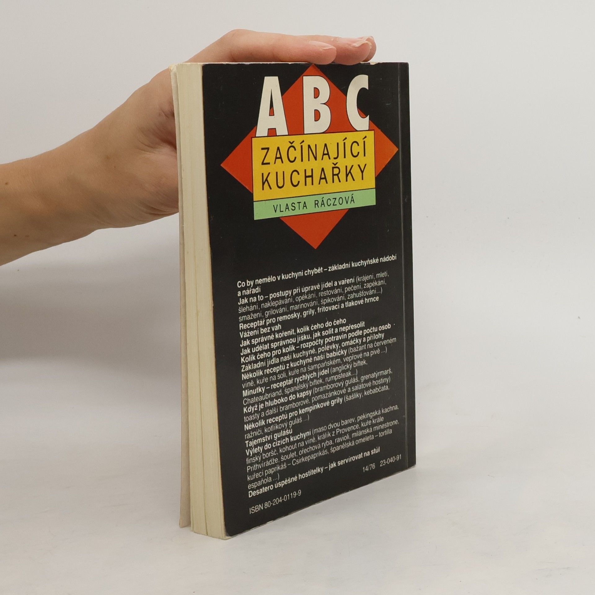 Vlasta Ráczová ABC začínající kuchařky