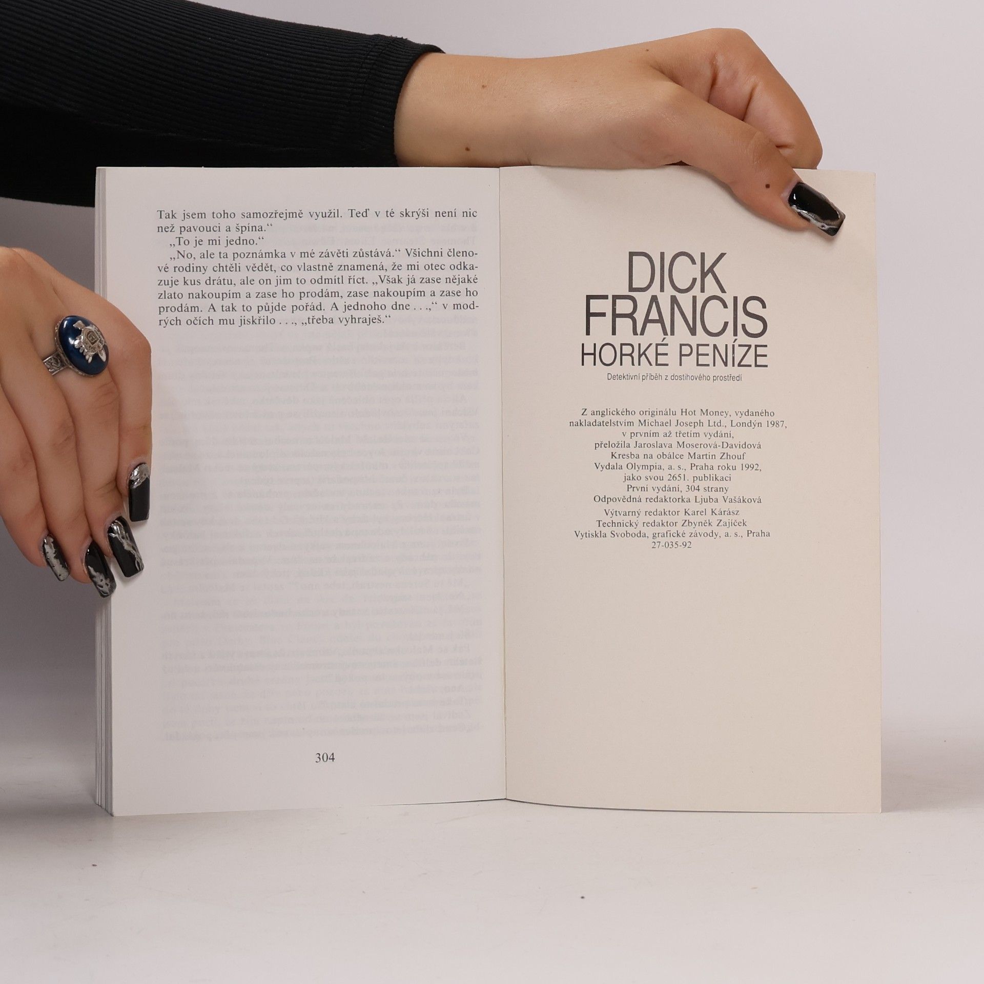 Dick Francis Horké peníze