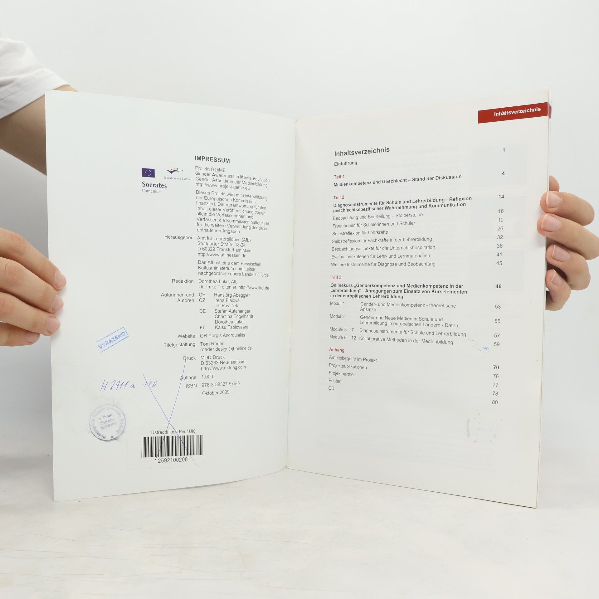 Various authors Handreichung: Förderung von gendersensibler Medienbildung