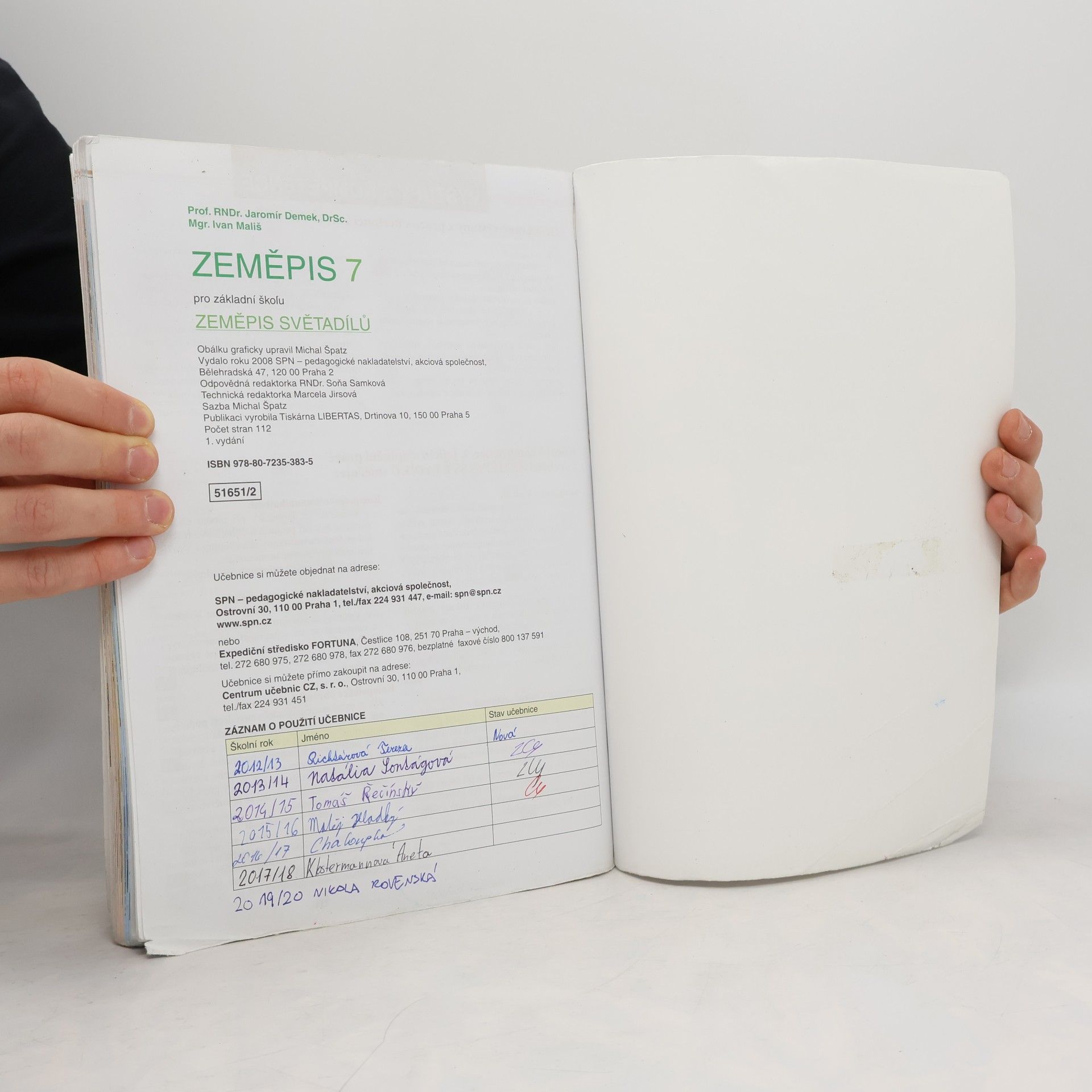 Jaromír Demek Zeměpis 7 pro základní školy. Zeměpis světadílů