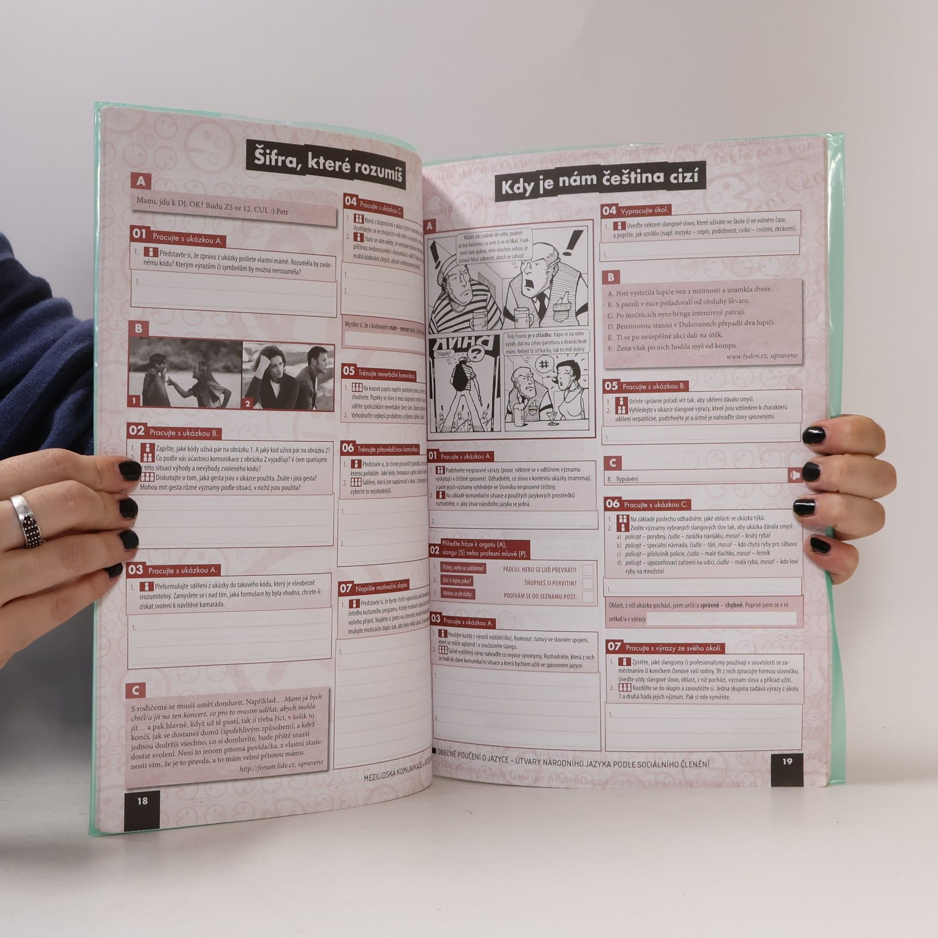 Autorenkollektiv Český jazyk a komunikace pro střední školy. 1. díl, Pracovní sešit