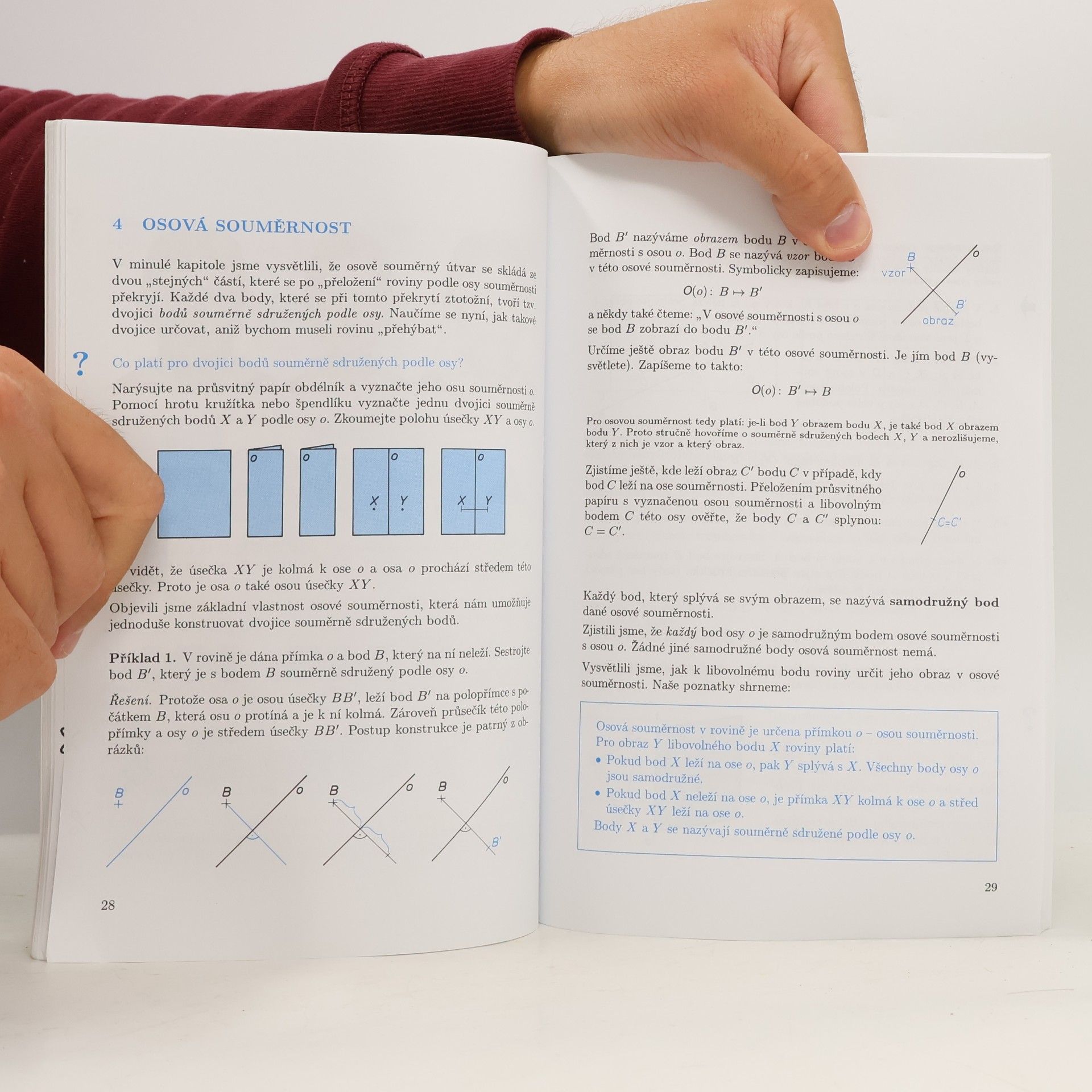 Jiří Herman Matematika. Prima. Osová a středová souměrnost