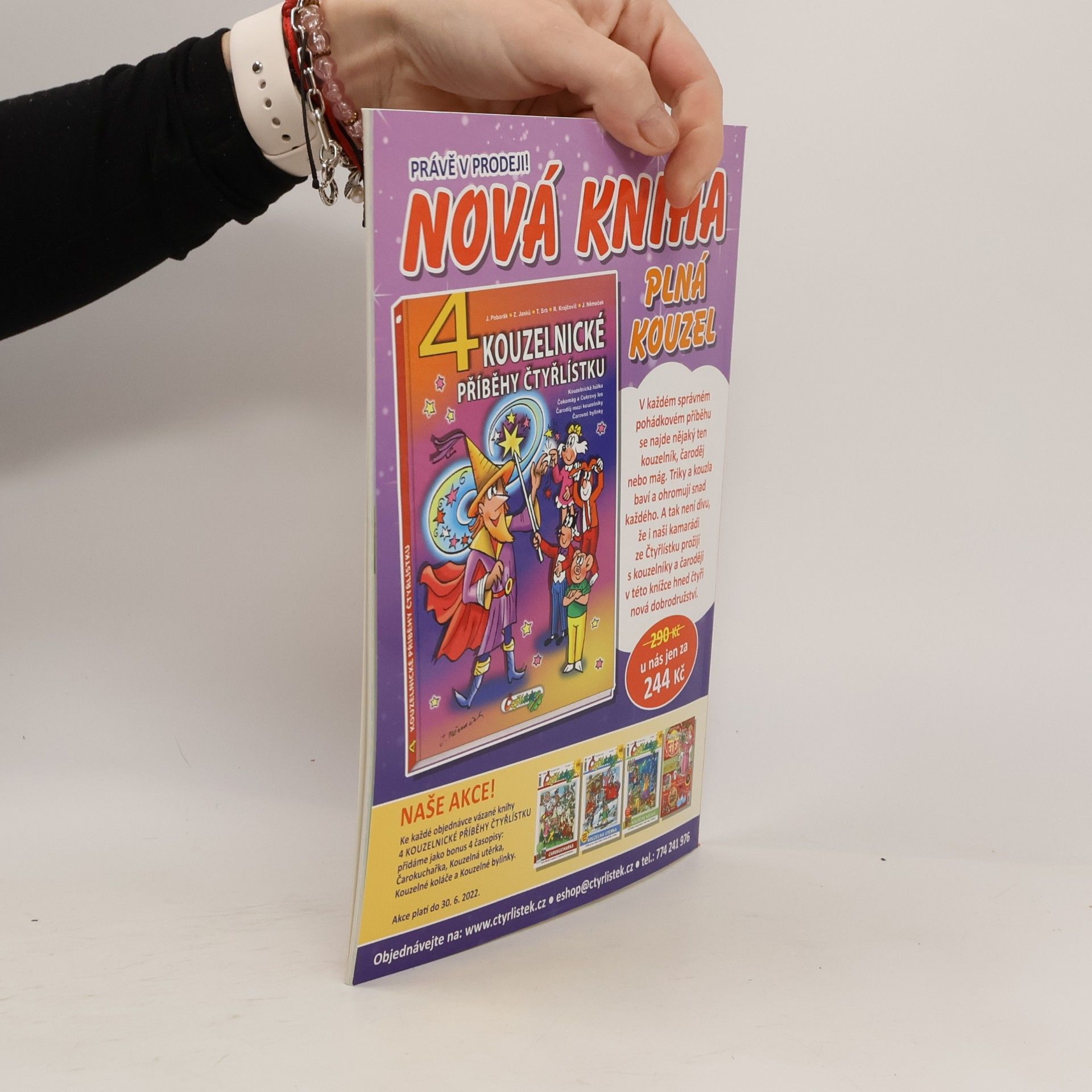 Radim Krajčovič Čtyřlístek. Pinďa indiánem. Dvojčíslo 723-724. 7-8/22