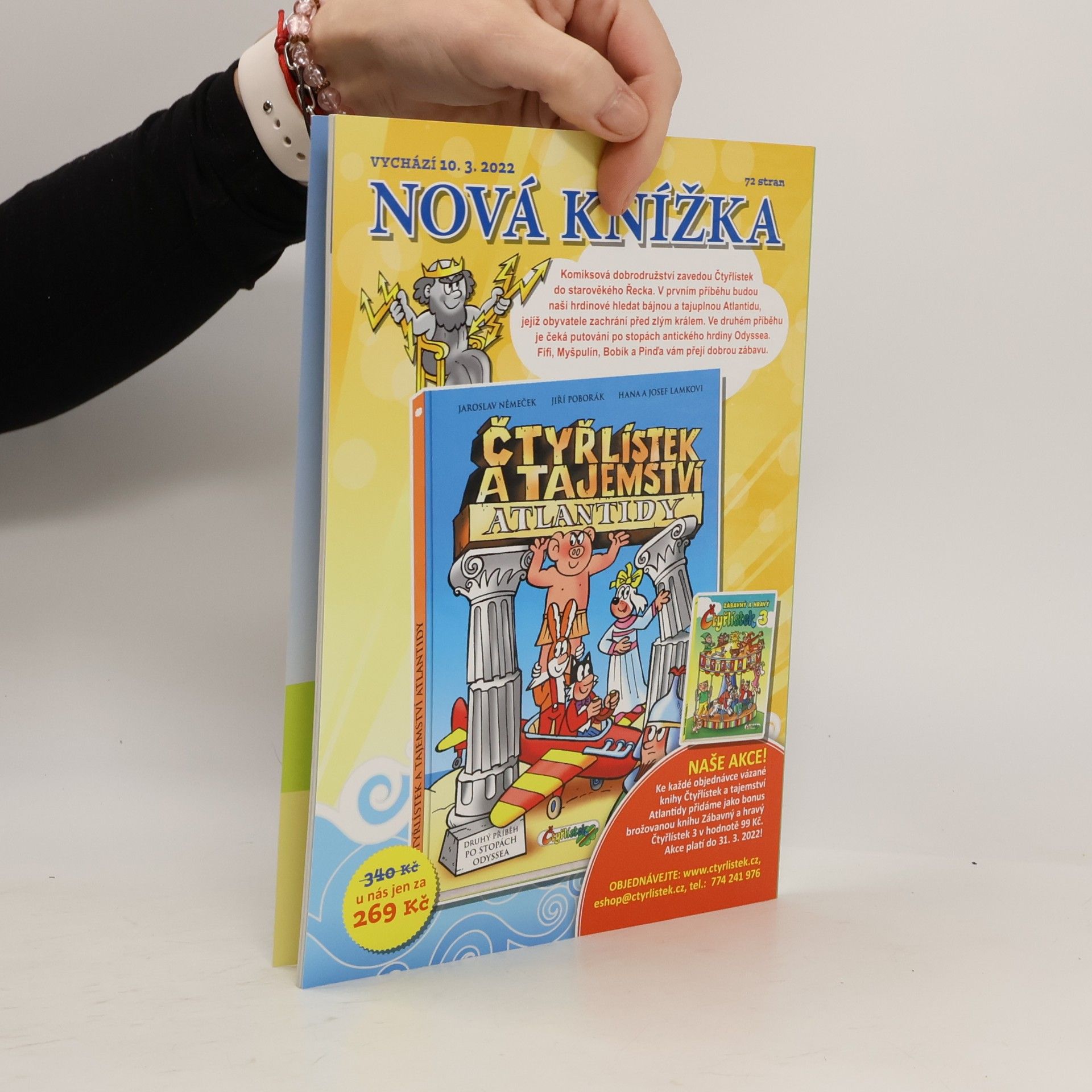 Various authors Čtyřlístek dvojčíslo 3-4/2022 719-720. Stopa sněžného muže