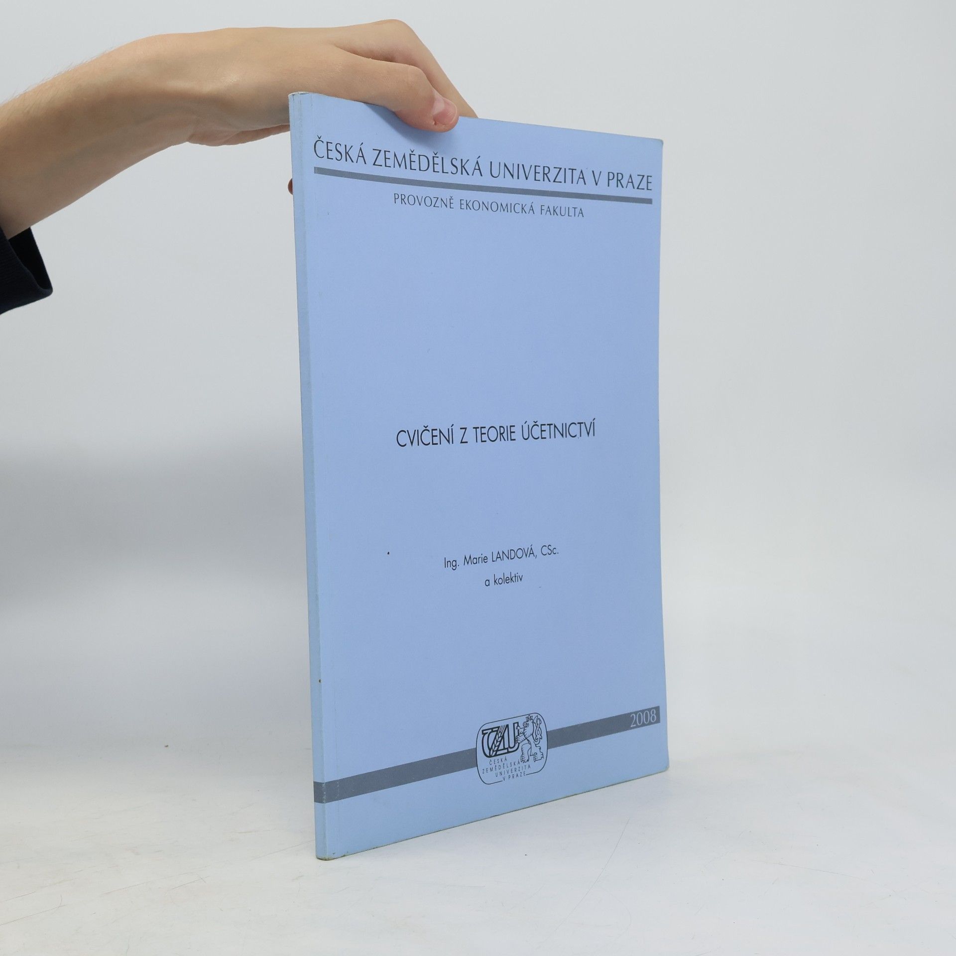 Marie Landová Cvičení z teorie účetnictví