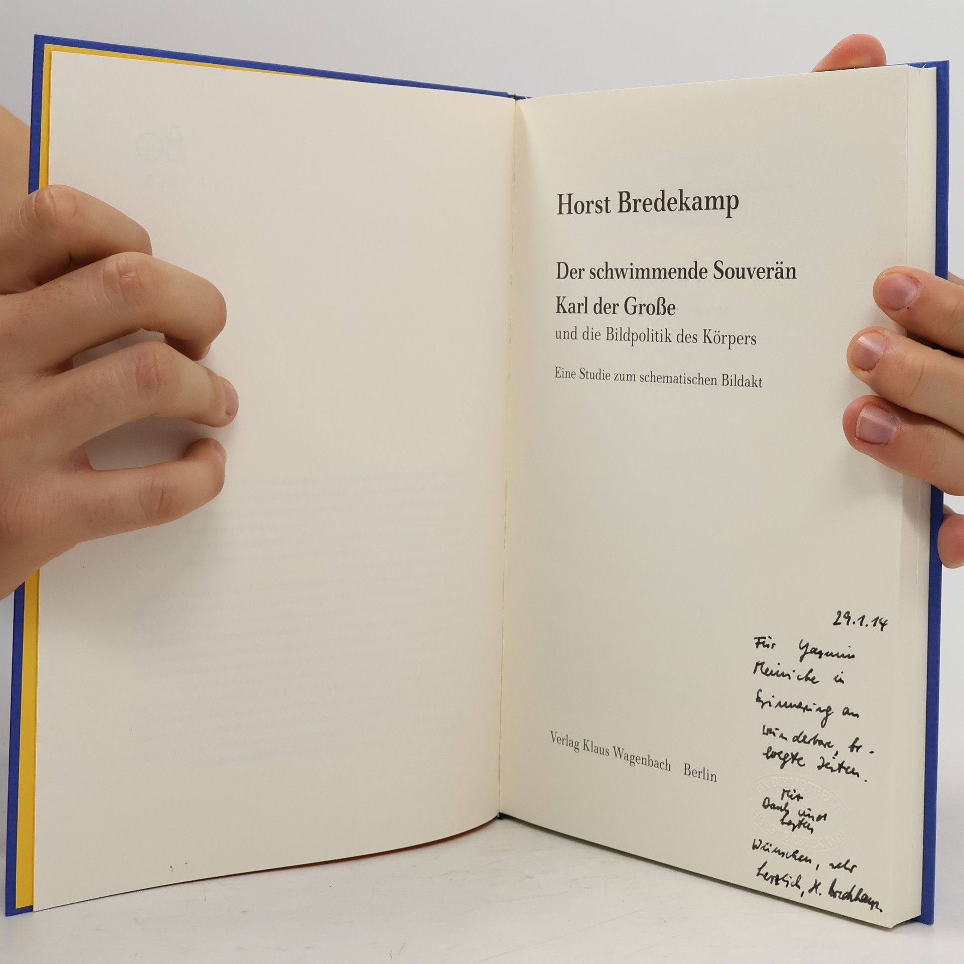 Horst Bredekamp Kleine Kulturwissenschaftliche Bibliothek: Der schwimmende Souverän