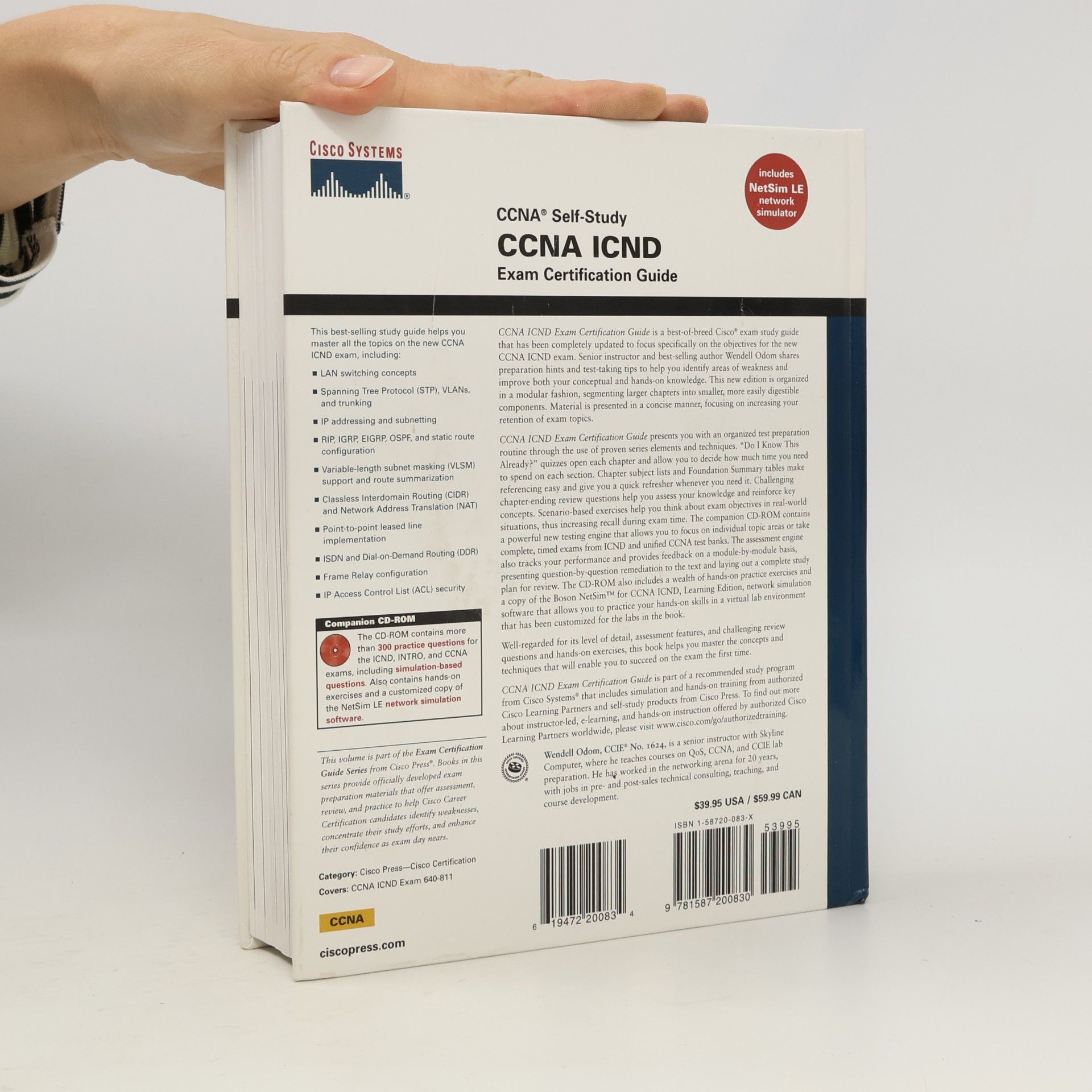 Wendell Odom CCNA ICND exam certification guide