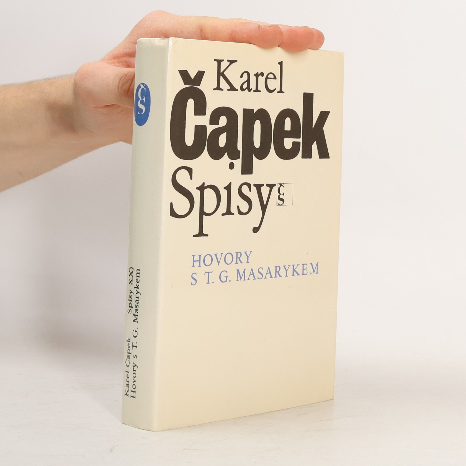 Karel Čapek Hovory s T. G. Masarykem