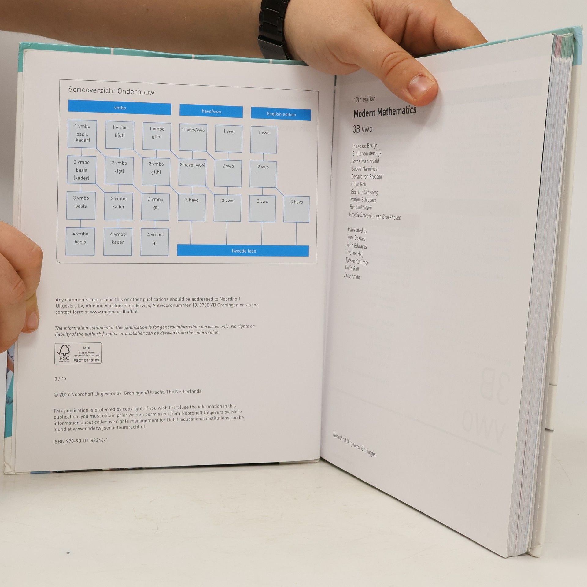 Moderne Wiskunde 12e ed vwo English 3b leerboek