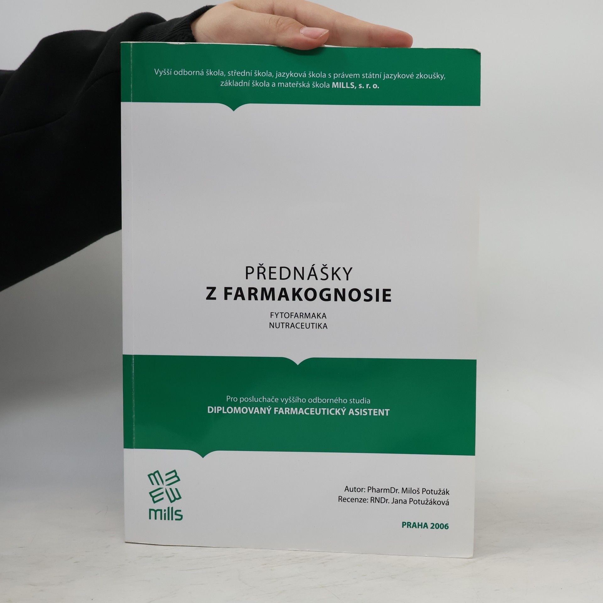 Miloš Potužák Přednášky z farmakologie