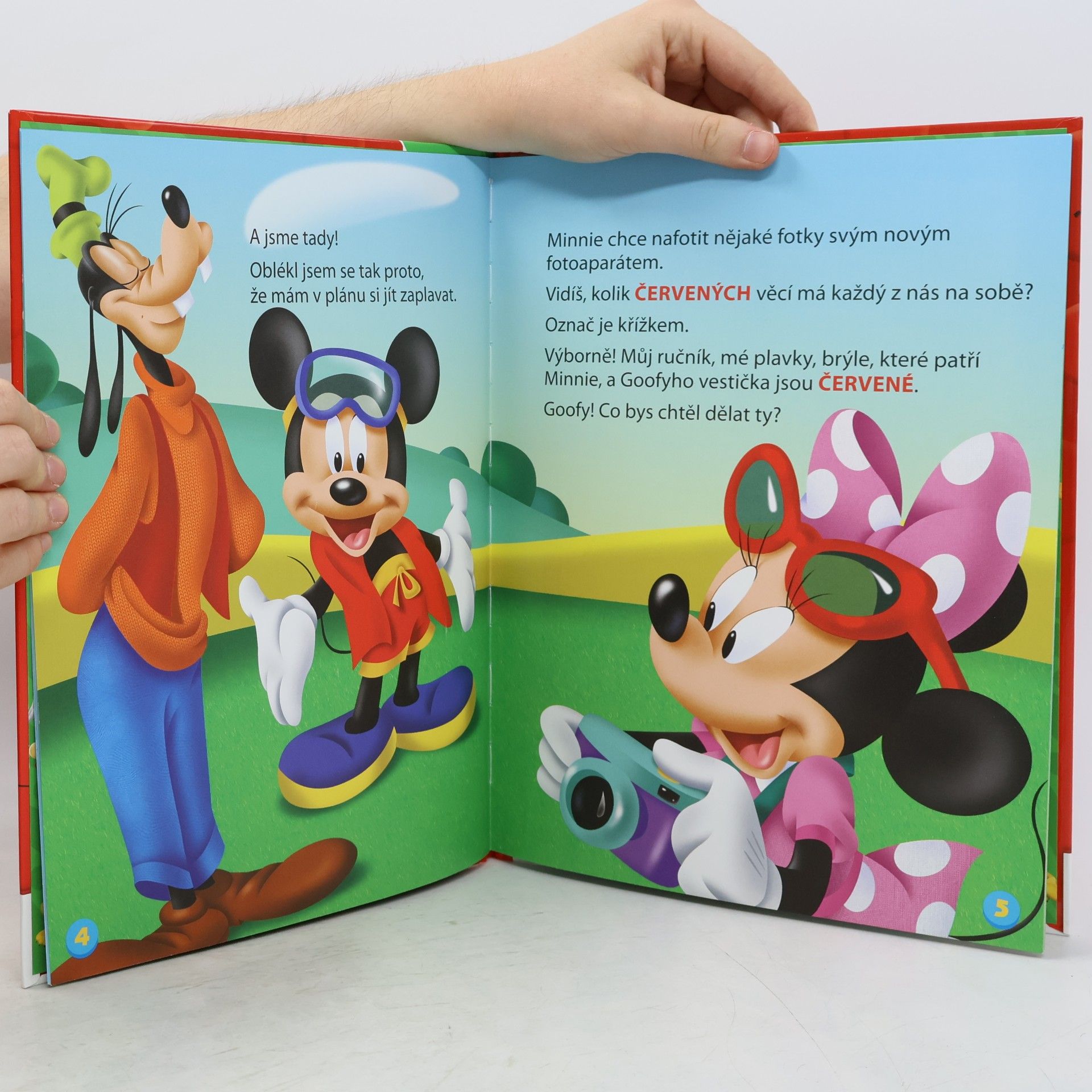 kolektiv Mickeyho Klubík. Hraj si a uč se s Mickey Mousem 3. Červená!