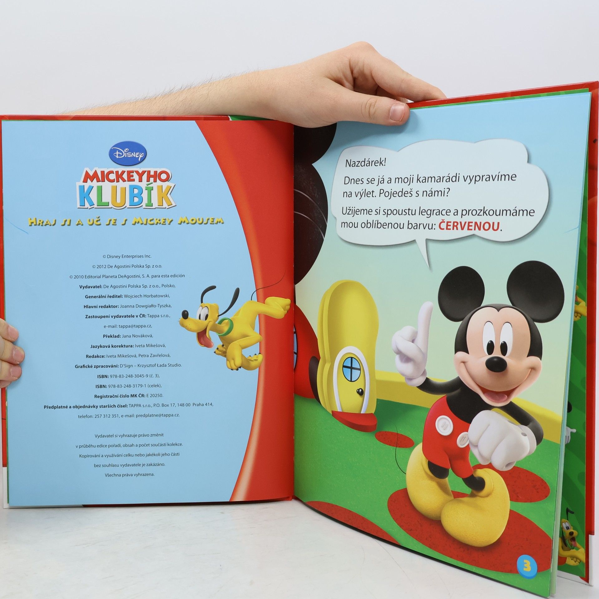 kolektiv Mickeyho Klubík. Hraj si a uč se s Mickey Mousem 3. Červená!