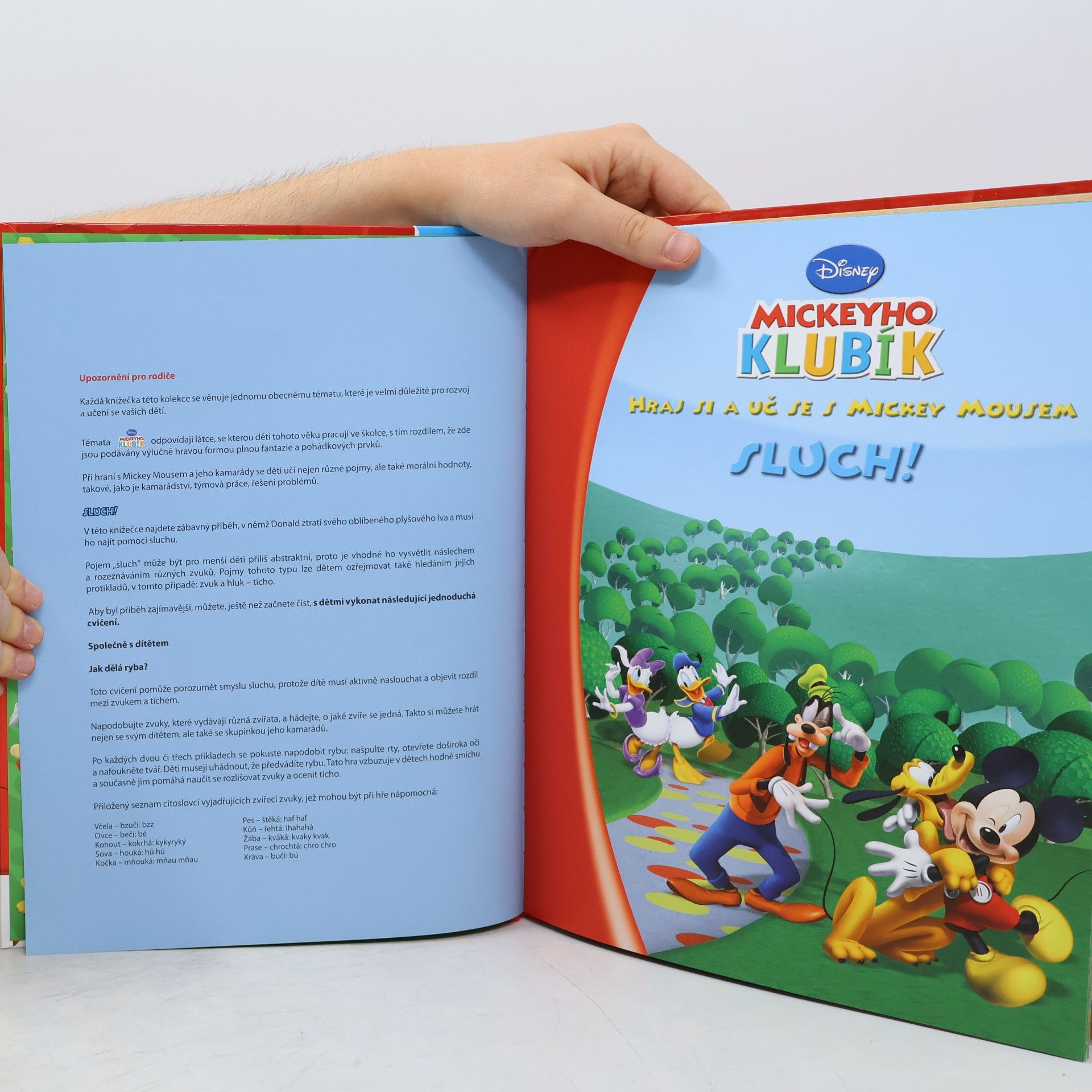 Kolektiv autorů Hraj si a uč se s Mickey Mousem 8. Sluch!