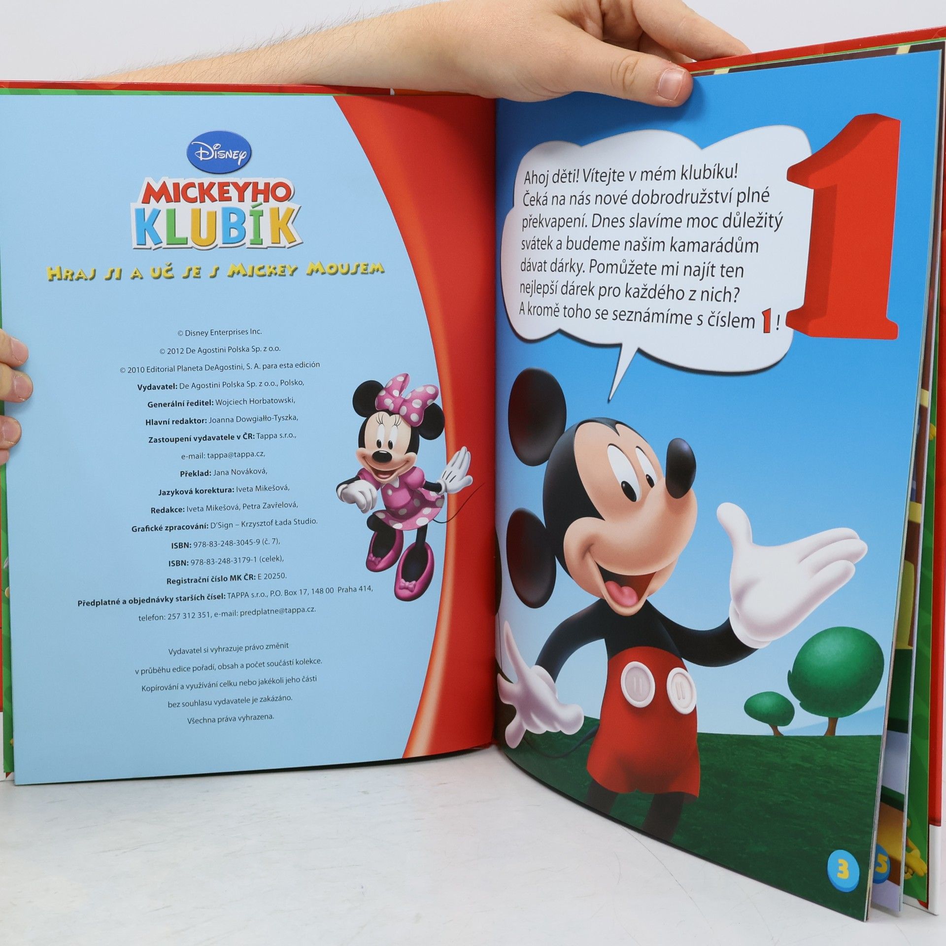 Kolektiv autorů Hraj si a uč se s Mickey Mousem 7. Jedna!
