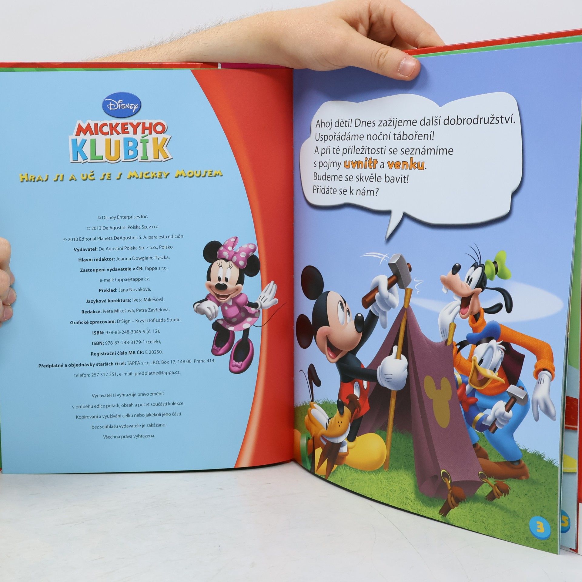 Autorenkollektiv Mickeyho klubík. Hraj si a uč se s Mickey Mousem 12. Uvnitř a vně!