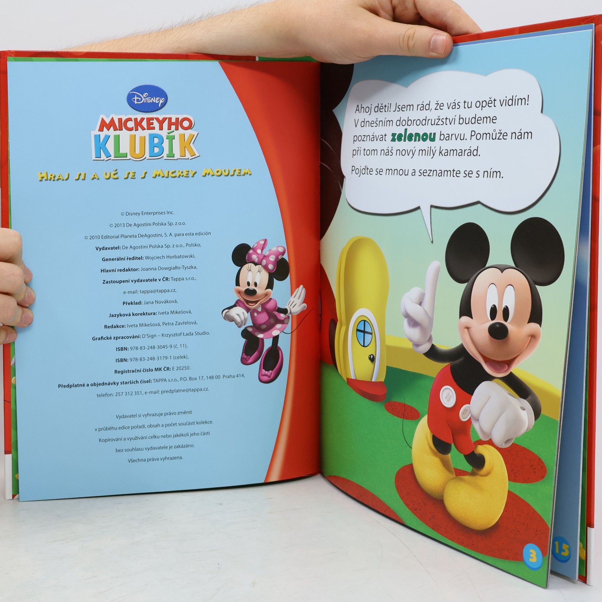 Auteurscollectief Mickeyho Klubík. Hraj si a uč se s Mickey Mousem 11. Zelená!