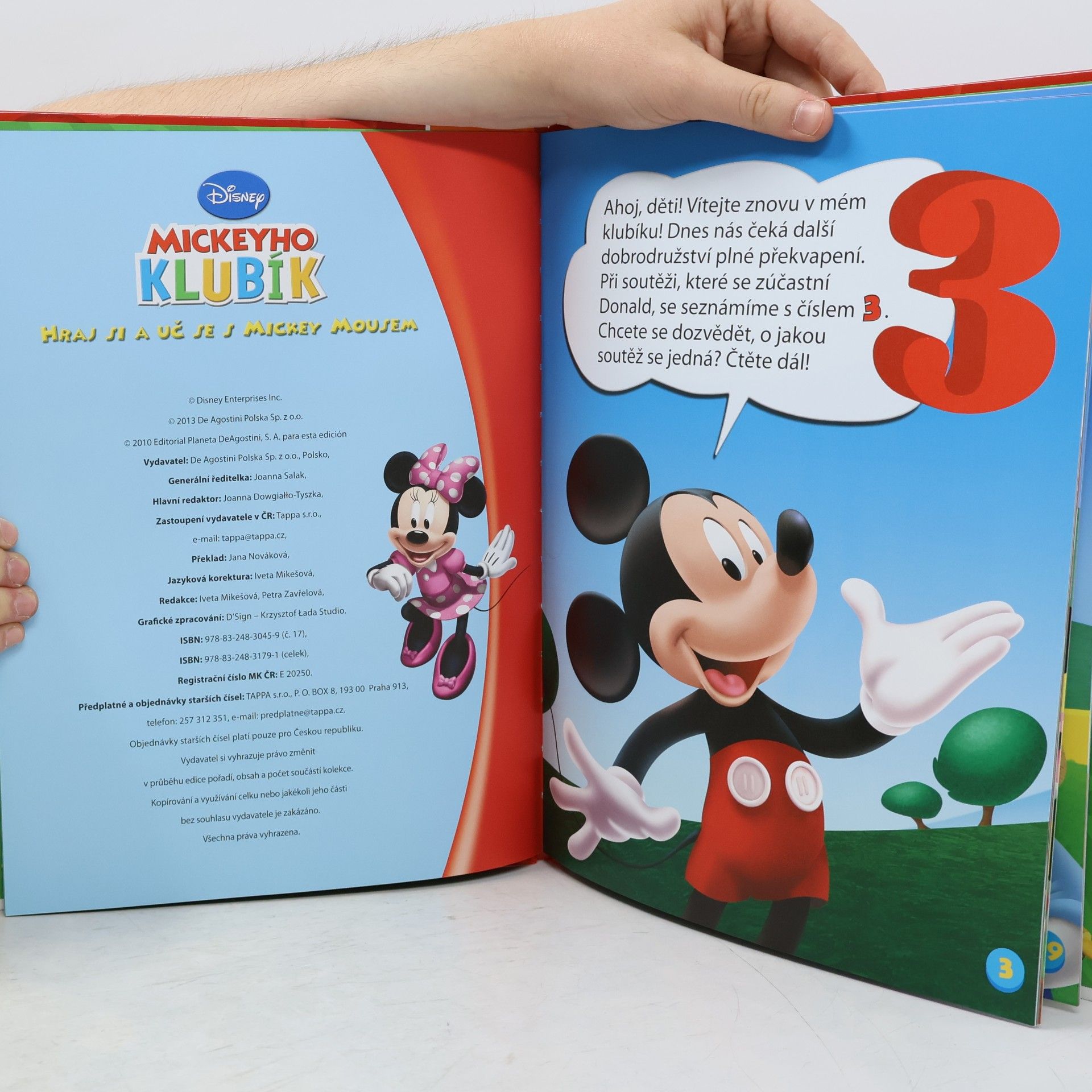Kolektiv autorů Hraj si a uč se s Mickey Mousem 17. Tři!