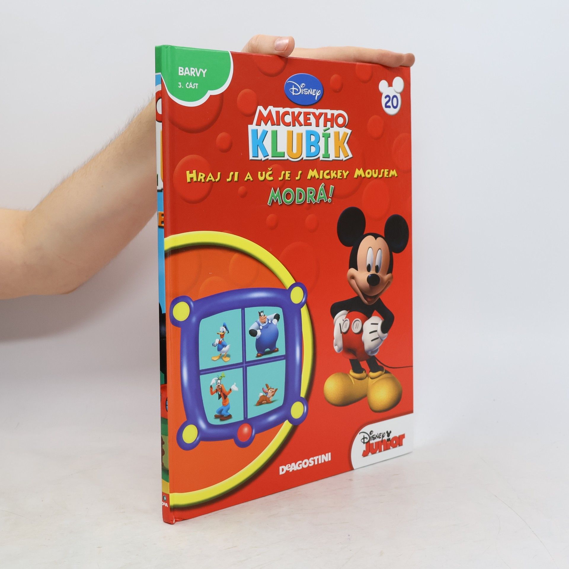 Kolektiv autorů Hraj si a uč se s Mickey Mousem 20. Modrá!