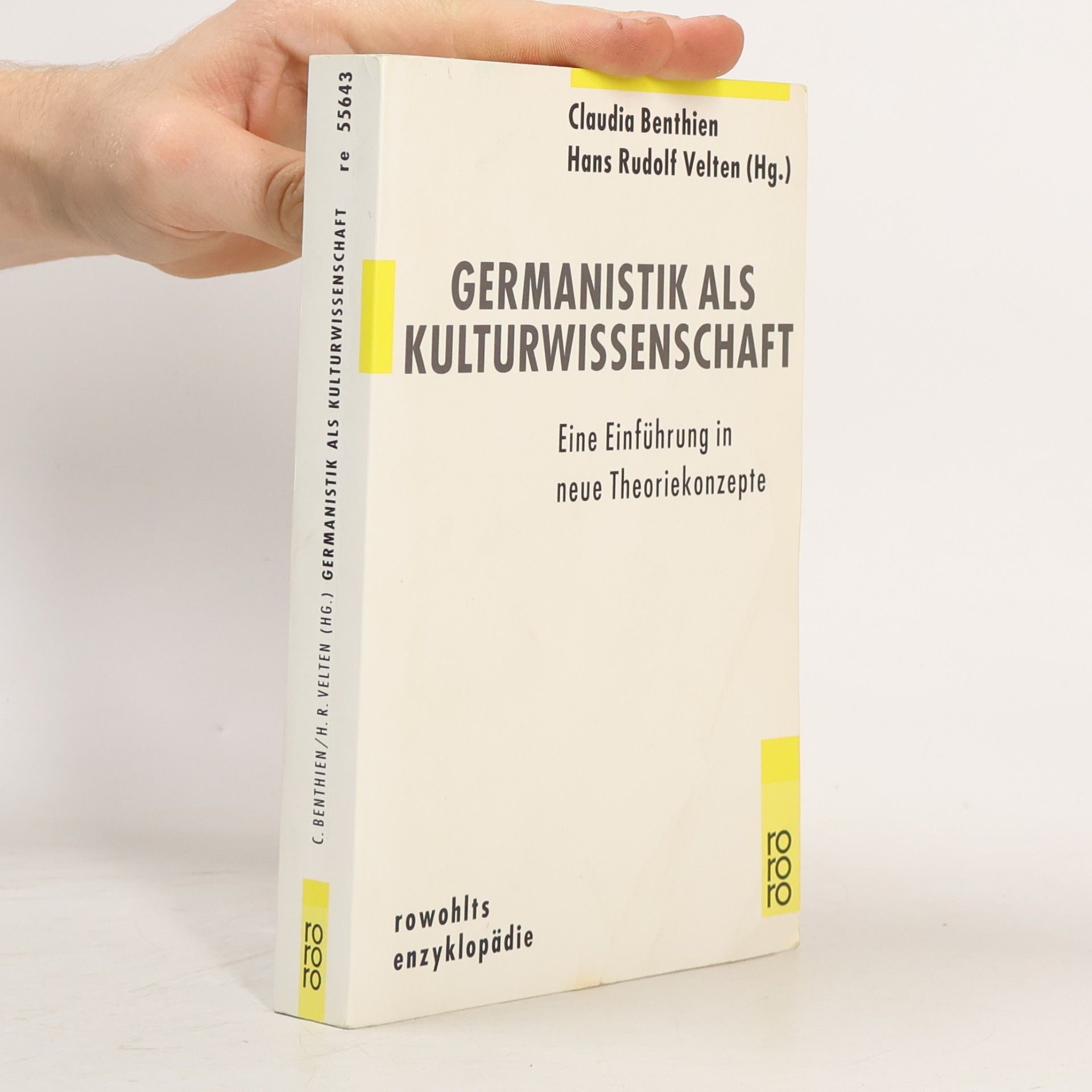 Claudia Benthien Germanistik als Kulturwissenschaft