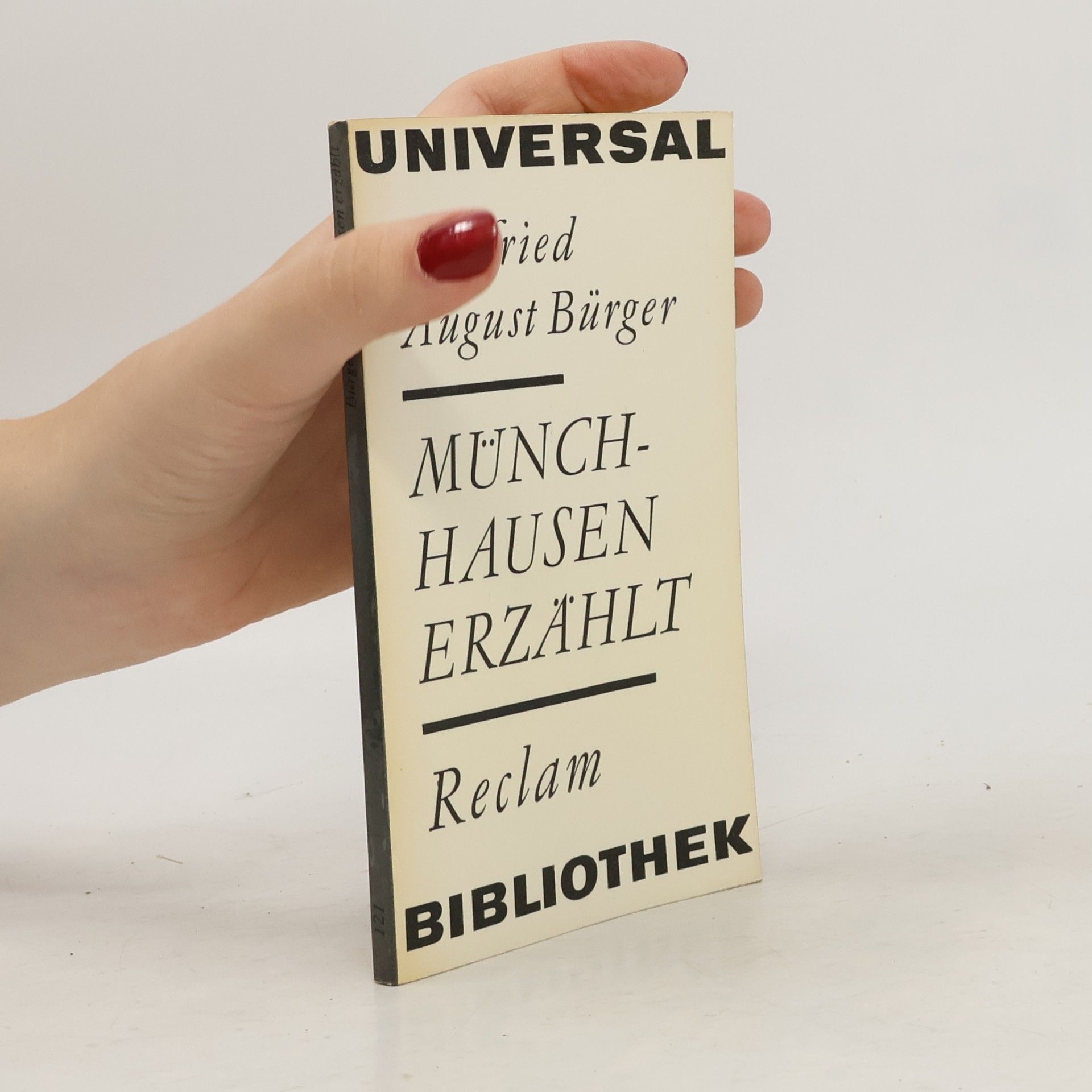 Gottfried August Bürger Münchhausen Erzählt
