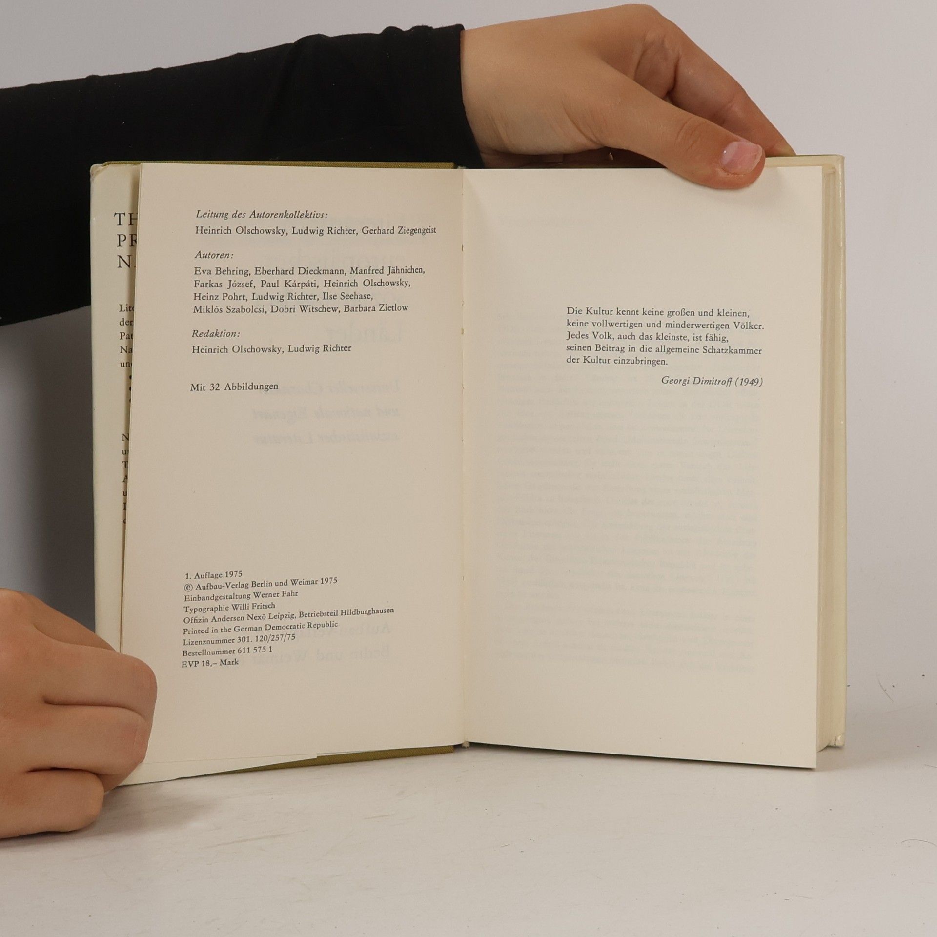 kolektiv Literaturen europäischer sozialistischer Länder