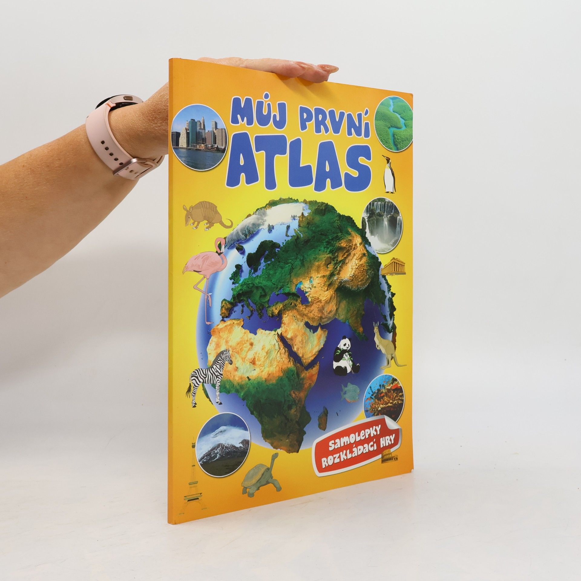 Andrea Šerclová Můj první atlas: Samolepky, rozkládací hry