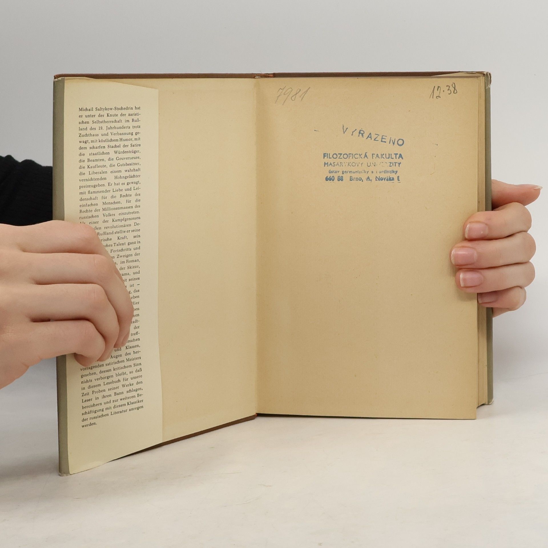 Michail Jevgrafovič Saltykov-Ščedrin Saltykow Schtschedrin. Ein Lesebuch für unsere Zeit