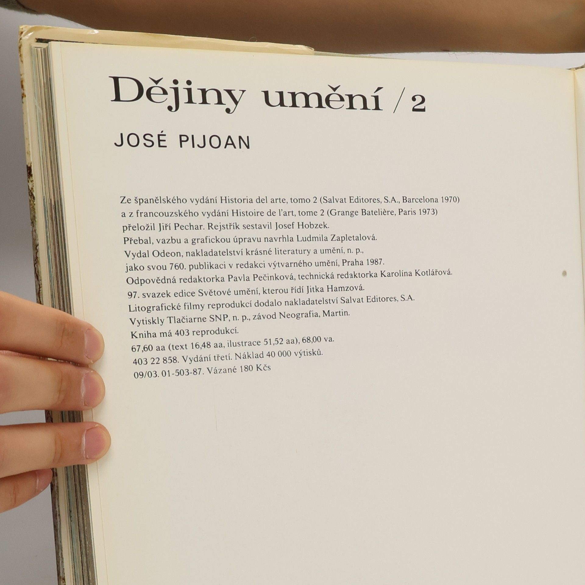 Josep Pijoan Dějiny umění 2