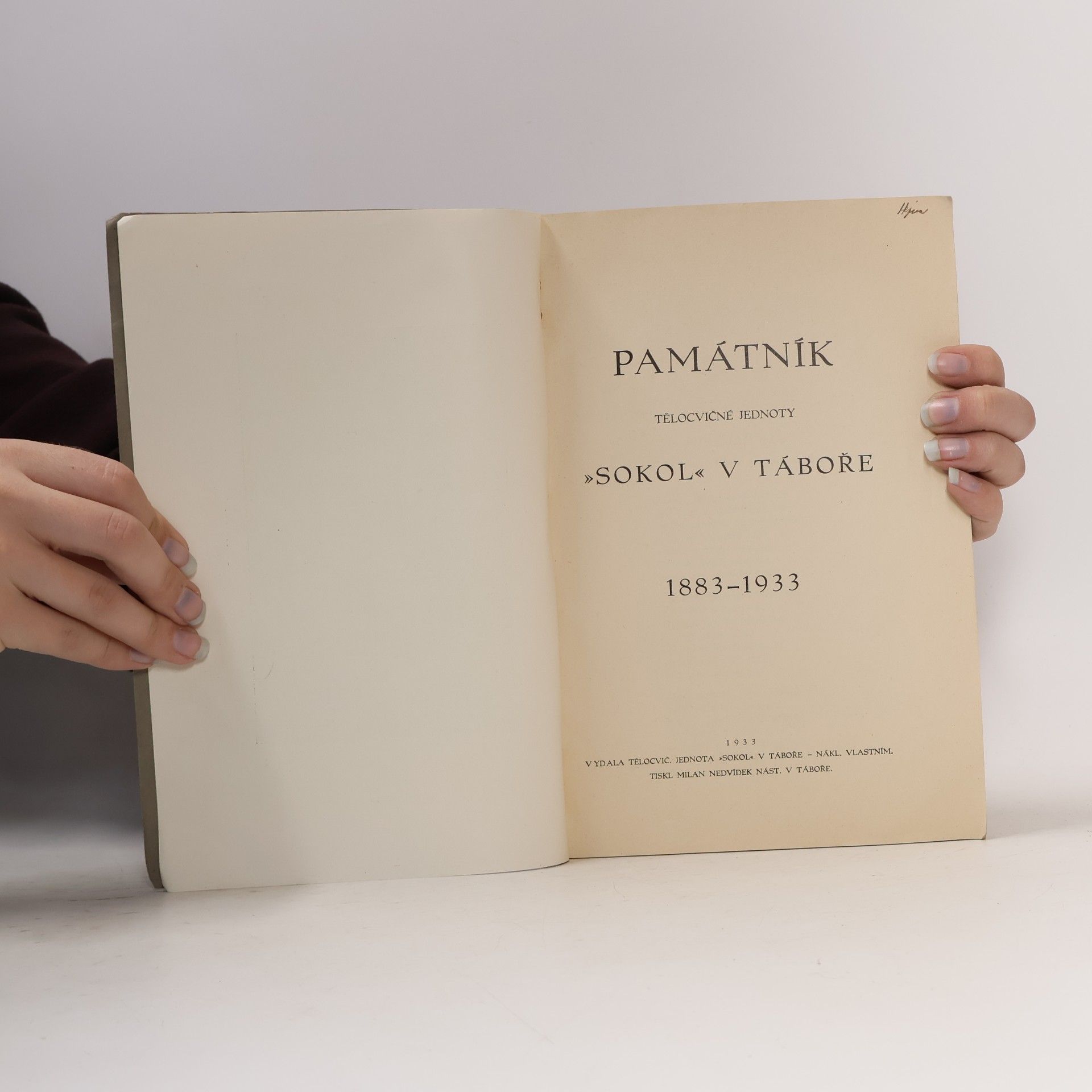 Various authors Památník tělocvičné jednoty „Sokol“ v Táboře
