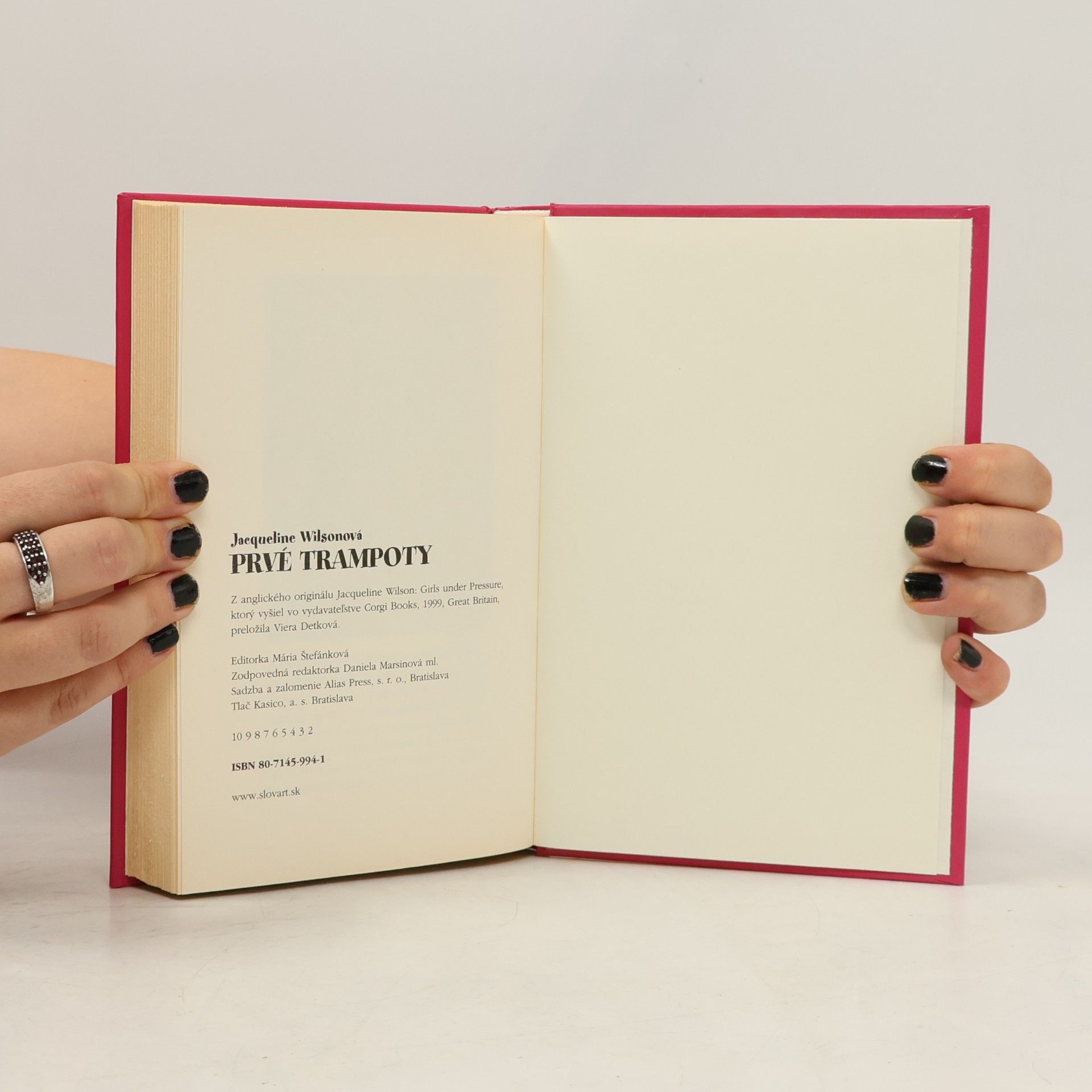 Jacqueline Wilson Prvé trampoty