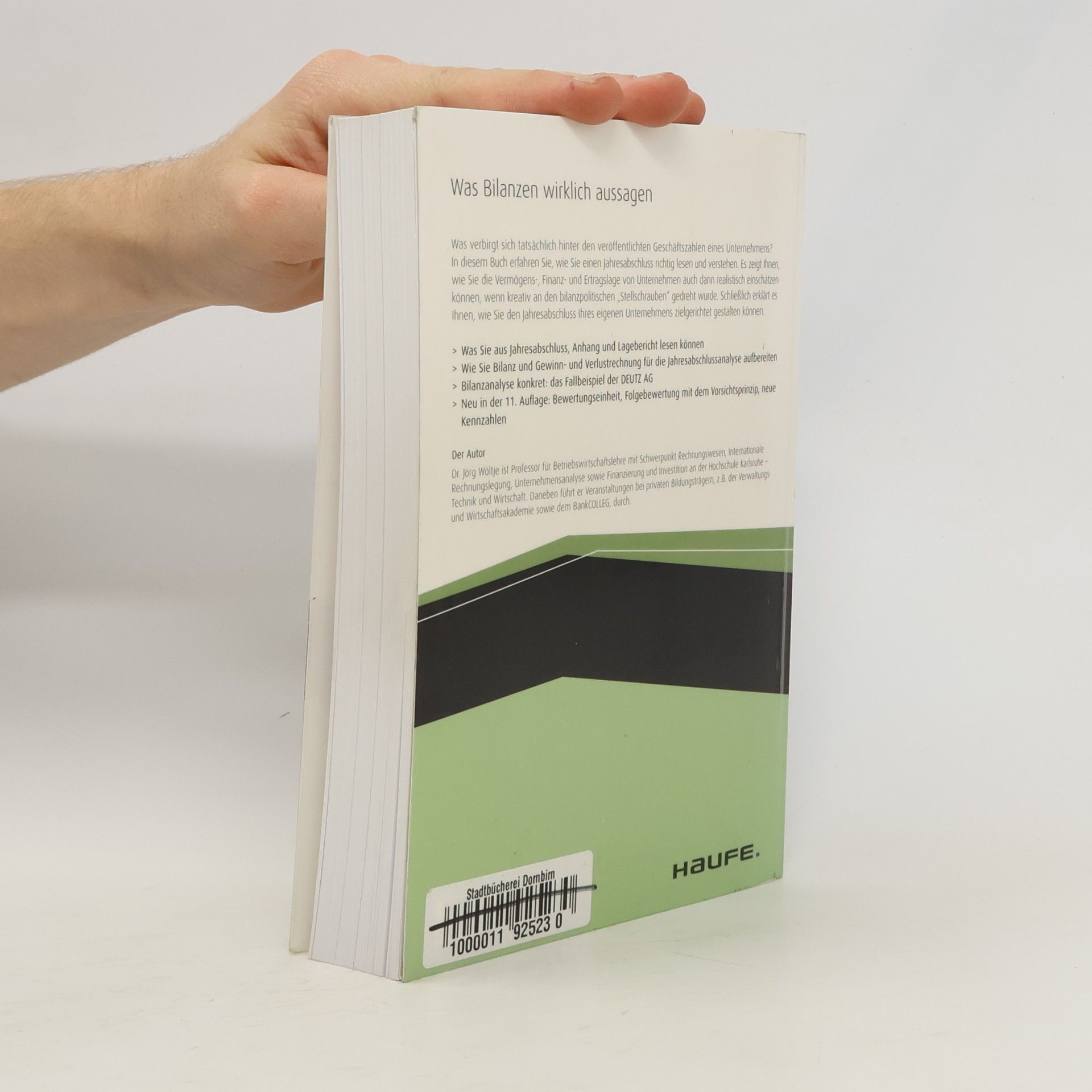Jörg Wöltje Bilanzen lesen, verstehen, gestalten - 11. Auflage