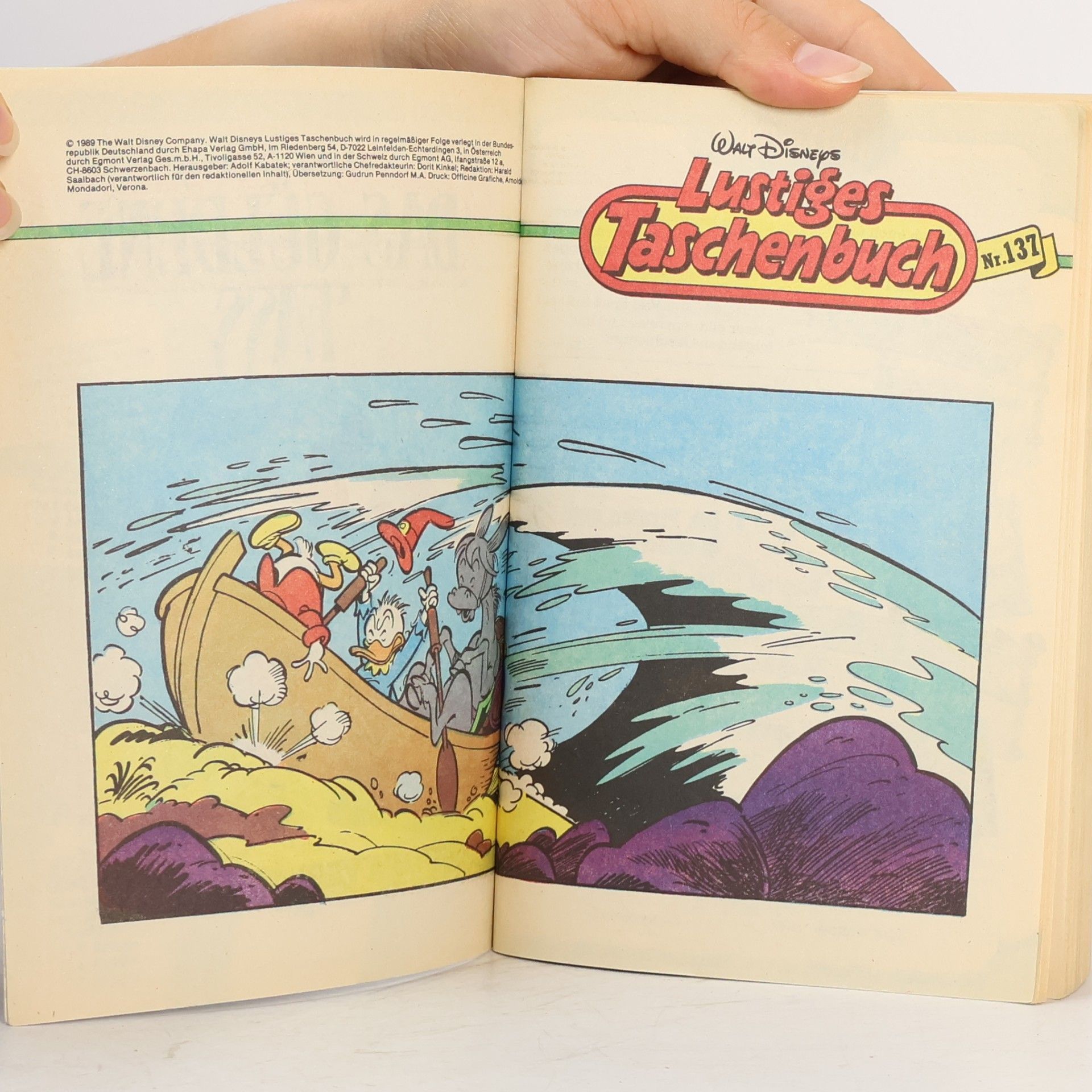 Walt Disney Lustiges Taschenbuch 137. Das güldene Fass