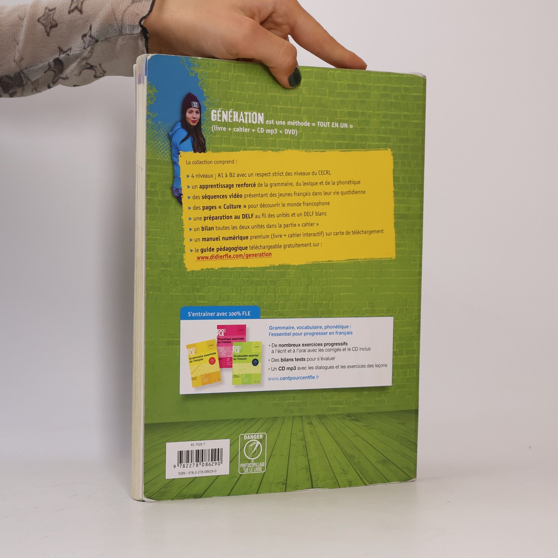 Cocton Marie-Noëlle Génération A1 : méthode de français : livre + cahier