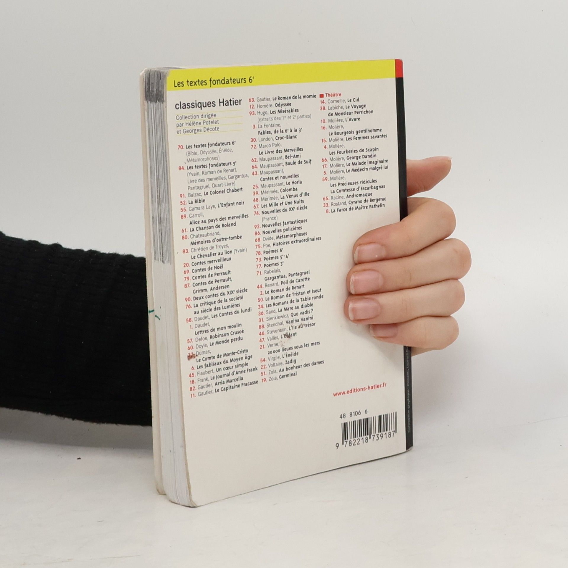 Fabienne Serin-Moyal Textes fondateurs 6e, 2002