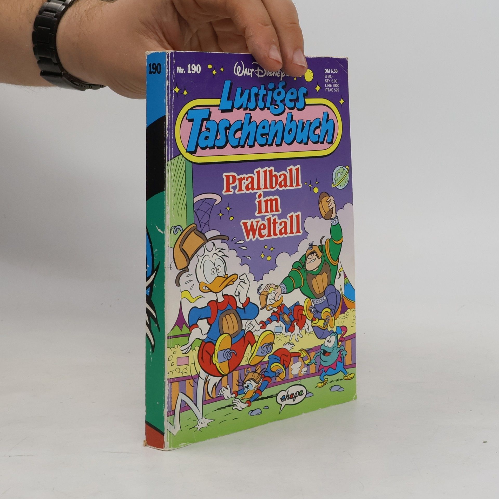 Walt Disney Lustiges Taschenbuch Nr. 190. Prallball im Weltall