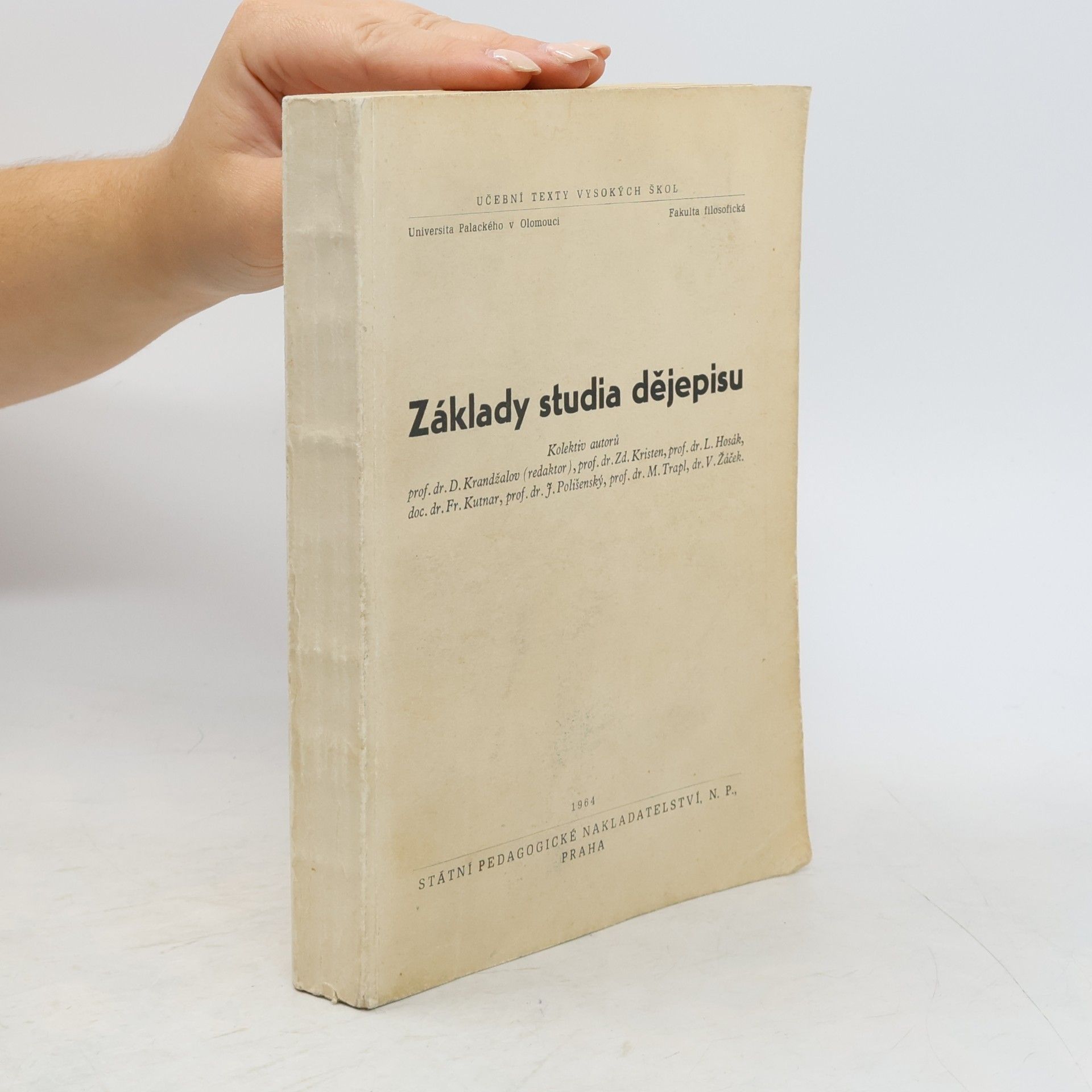 kolektiv Základy studia dějepisu