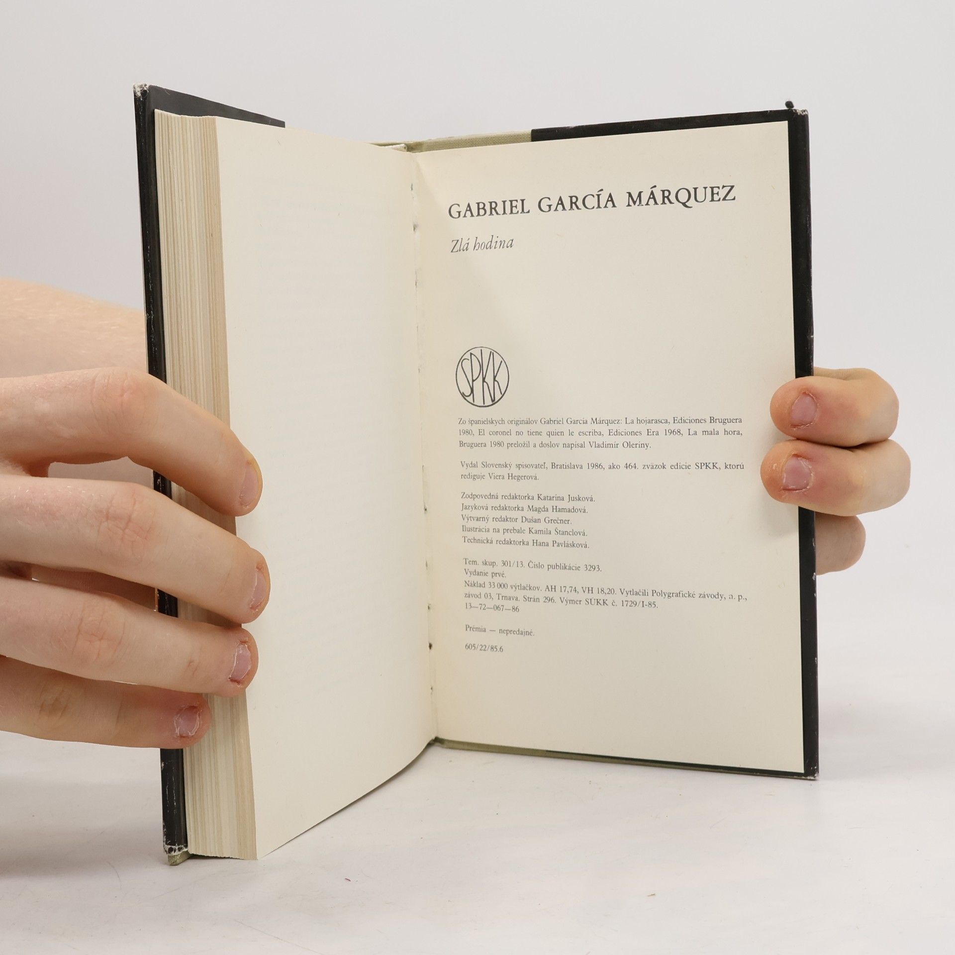Gabriel García Márquez Zlá hodina